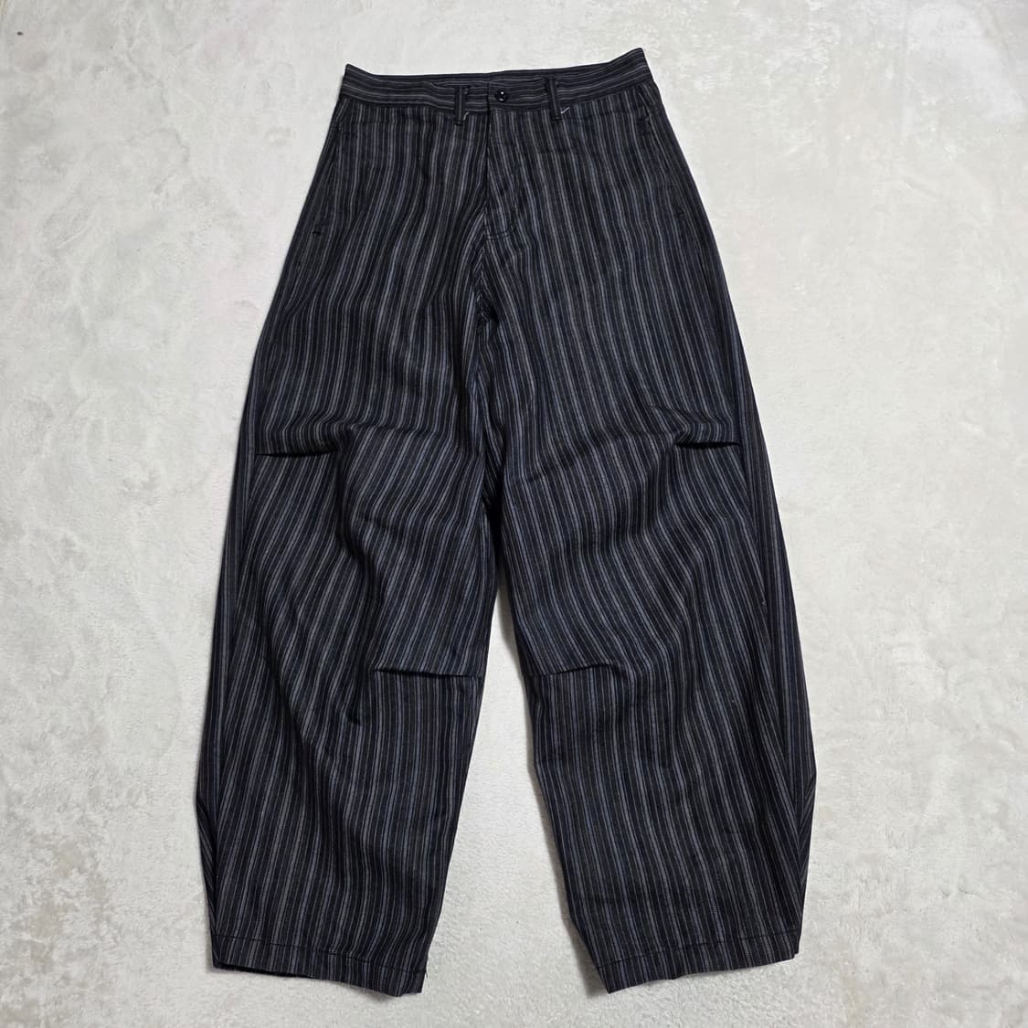 (L)Vass 스트라이프 자가드 와이드 팬츠  상품이미지1