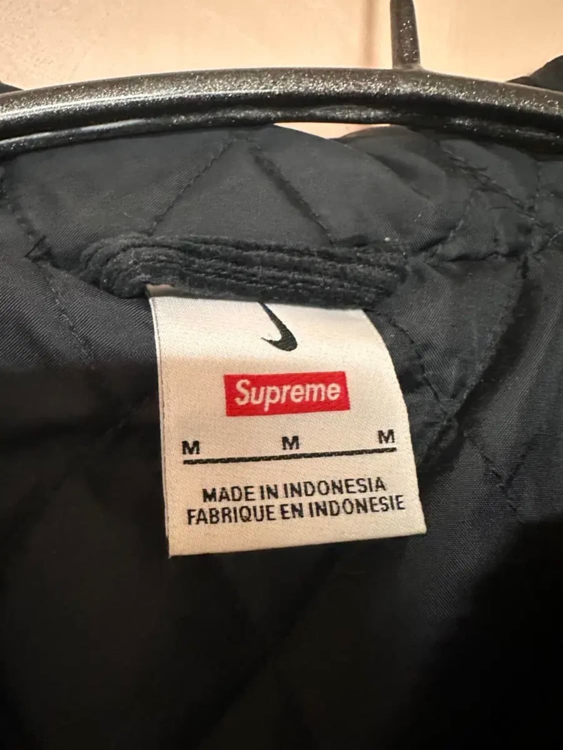 M)슈프림 x 나이키 아크 코듀로이 후드 자켓 블랙 -22ss 상품이미지8