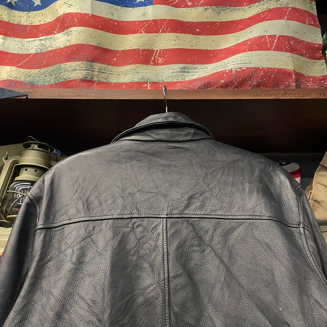 게스 GUESS 올드 클래식 리얼 레더 코트 자켓 상품이미지4