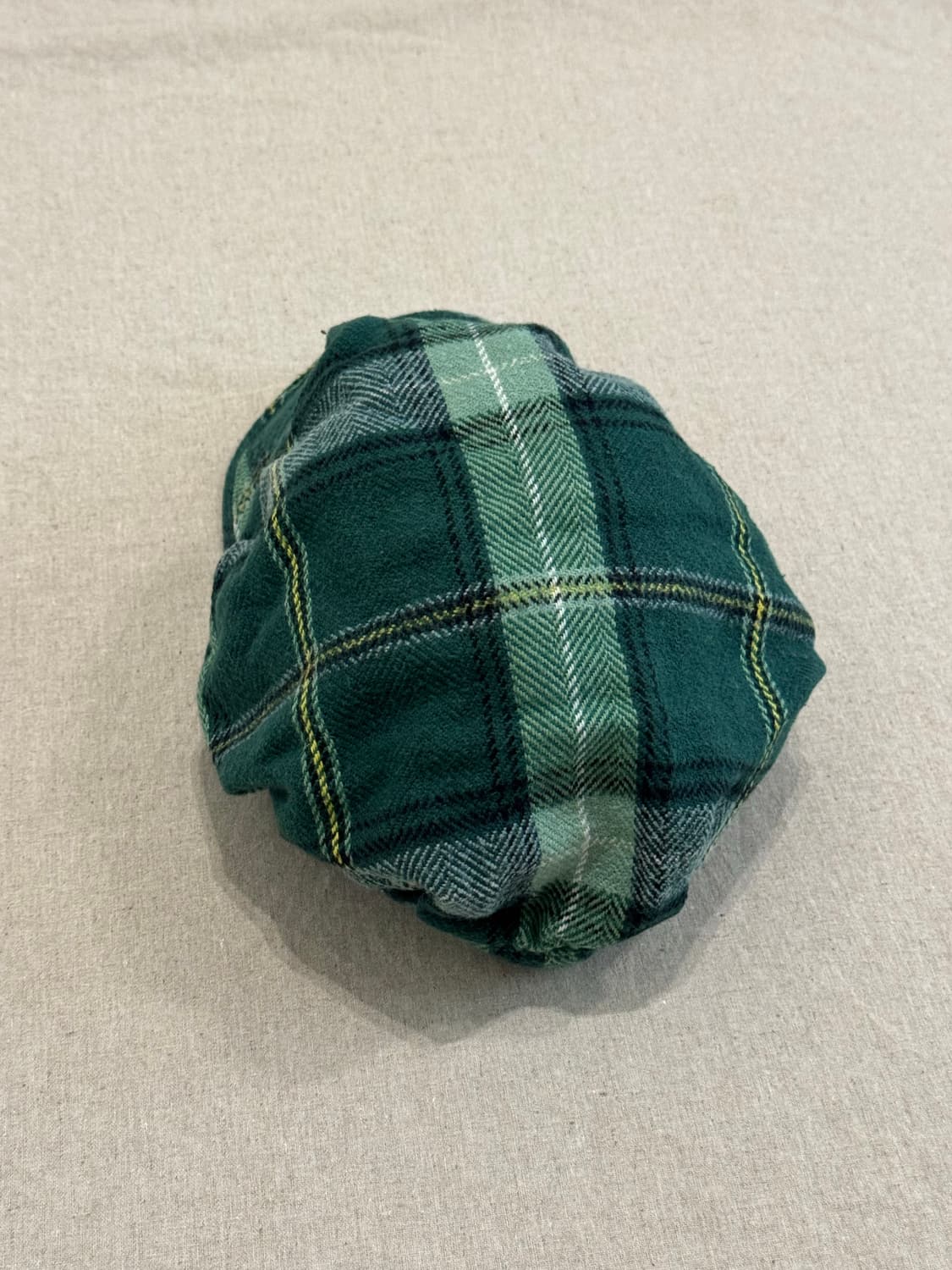 캐피탈 그린 체크 울 캡 상품이미지4