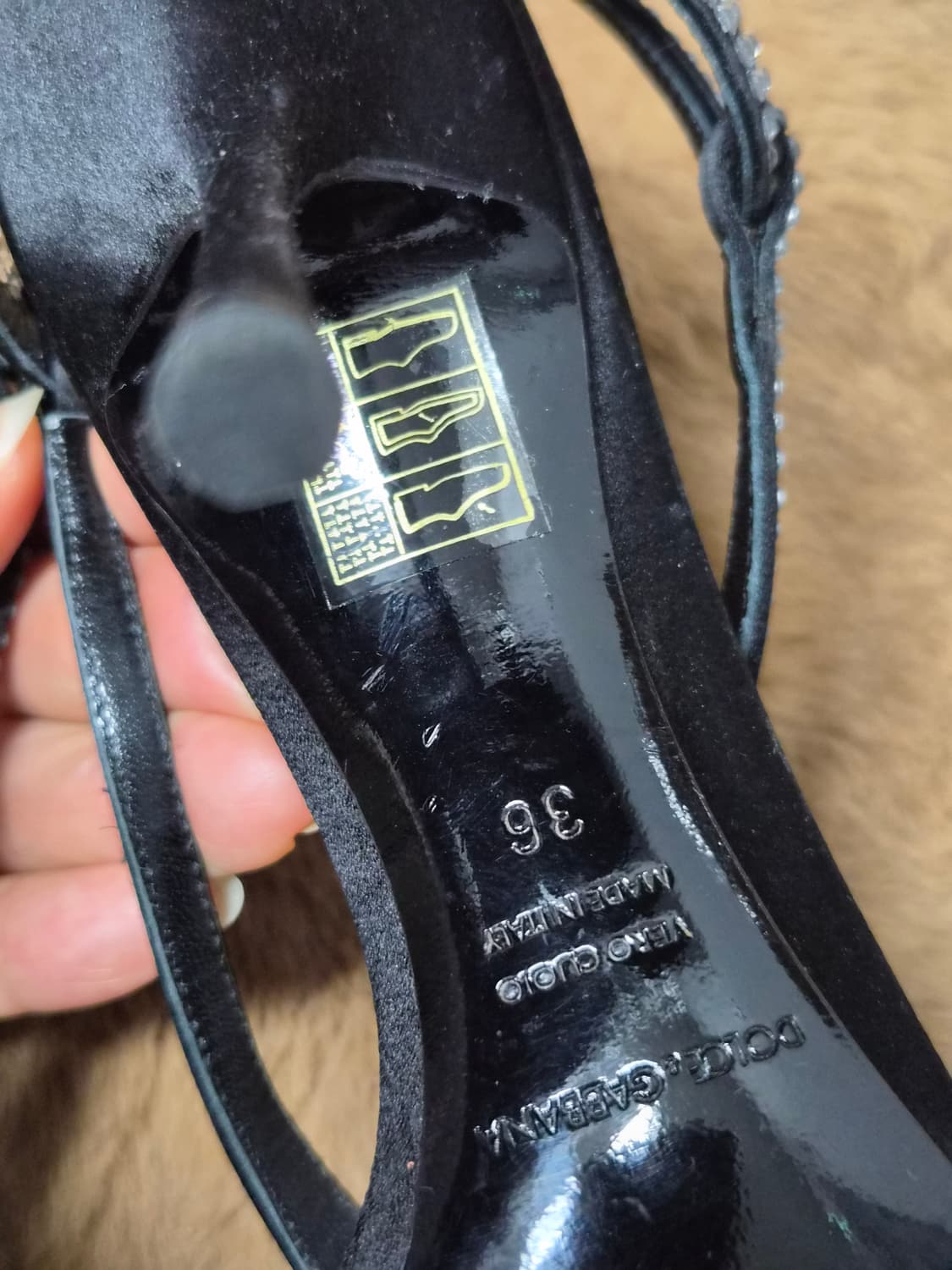 돌체앤가바나 큐빅 샌들힐 상품이미지7