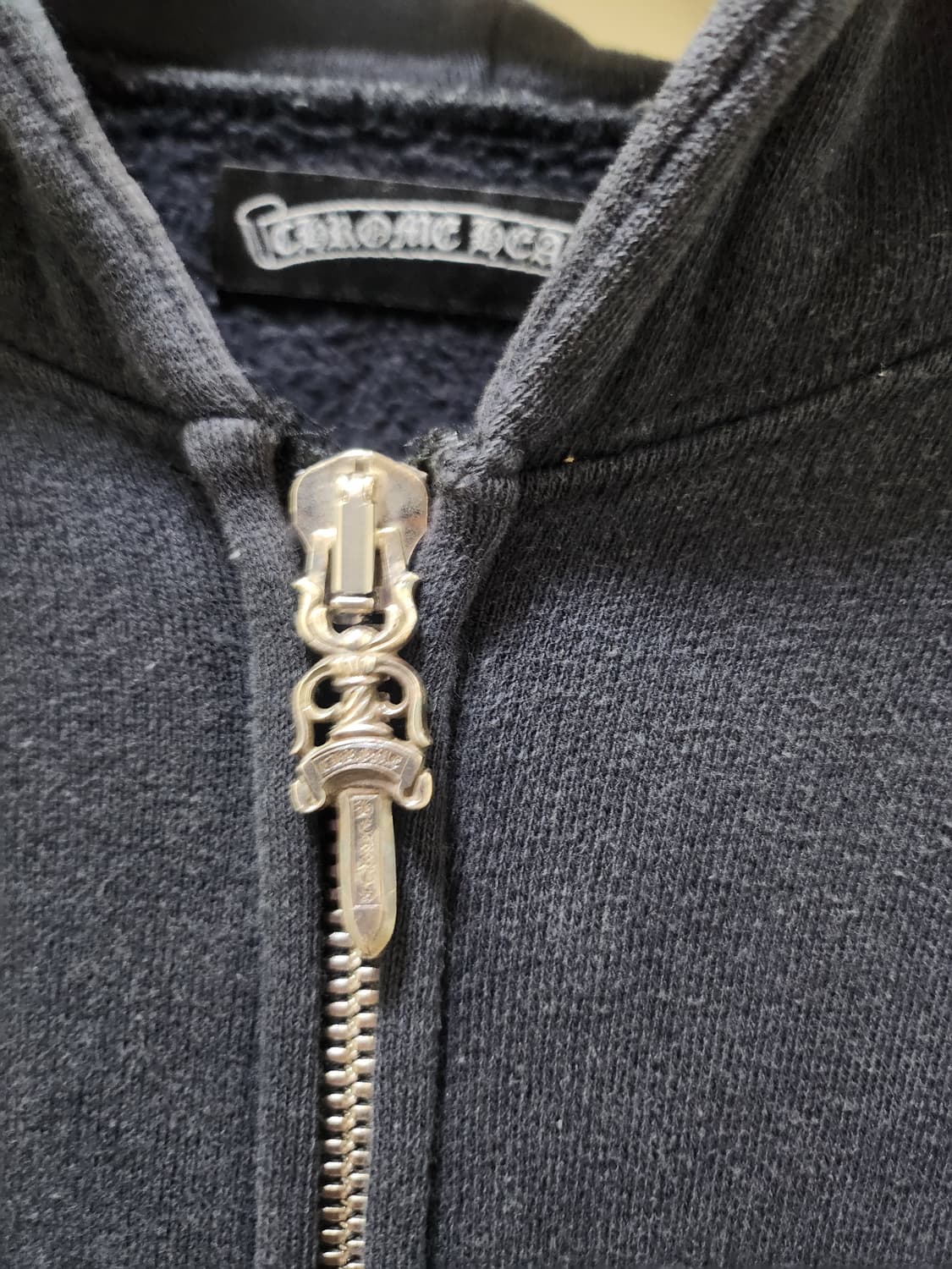 크롬하츠 페이퍼잼 레더패치 후드집업 상품이미지3