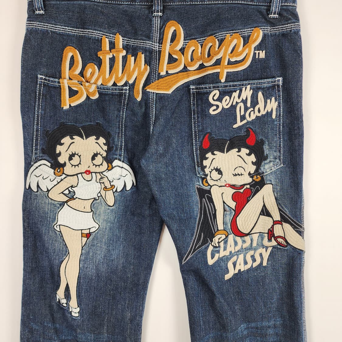 BETTY Boop 자수데님팬츠 상품이미지6