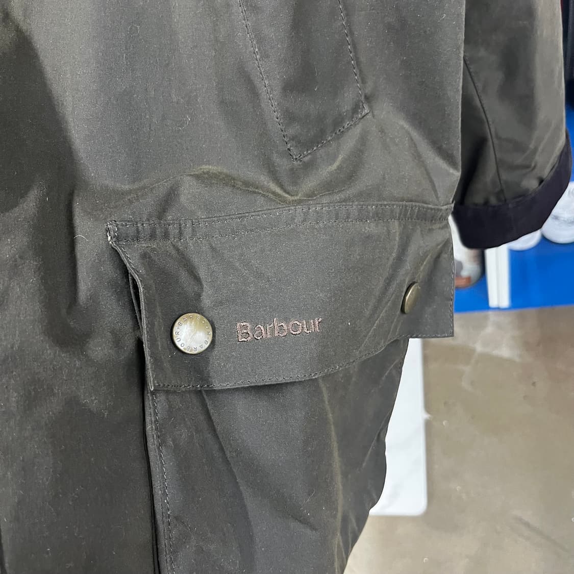 바버 애쉬비 왁스자켓 L 상품이미지5