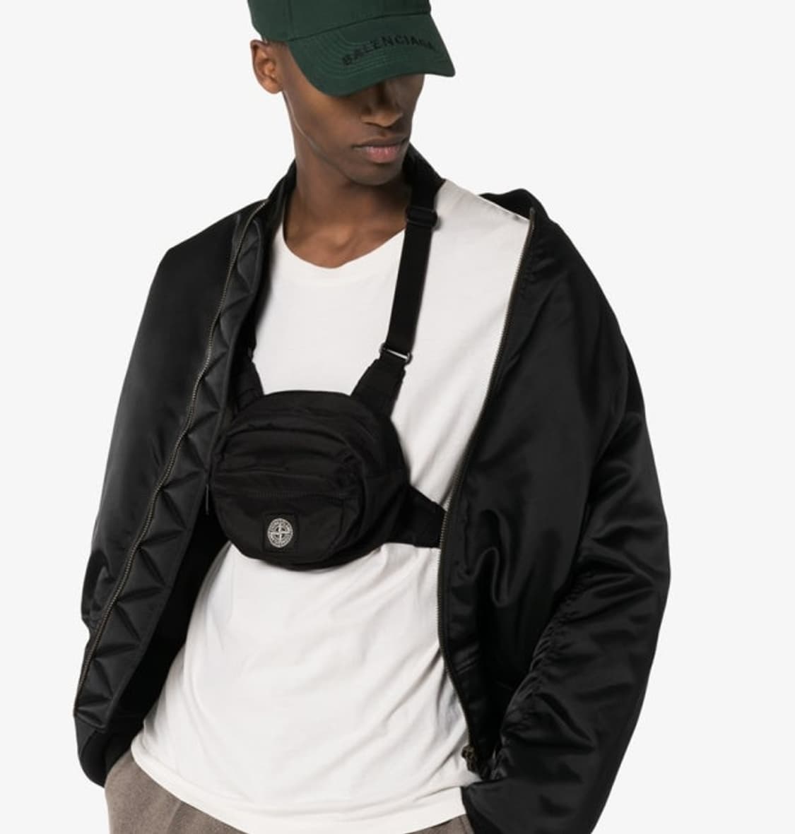 스톤아일랜드 립스탁 리플렉티브 바디백 상품이미지10