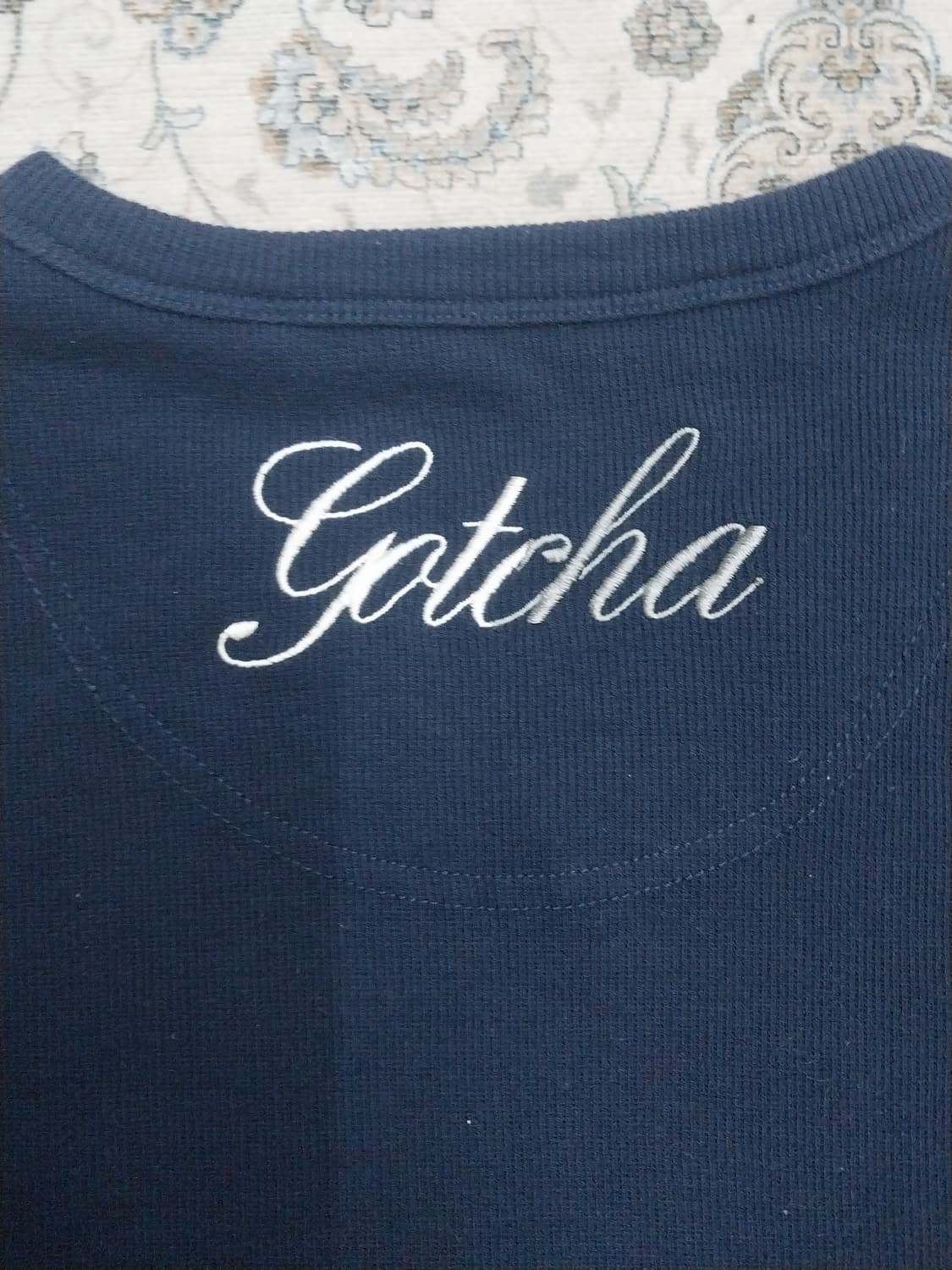 GOTCHA 갓챠 네이비 V넥 반팔니트 상품이미지5