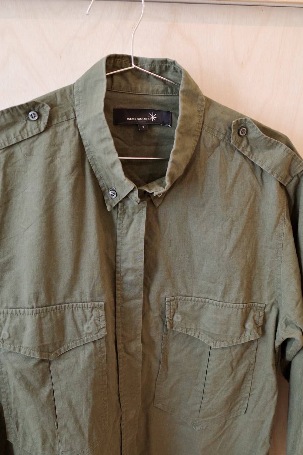 Isabel Marant military shirt 이자벨 마랑 상품이미지2