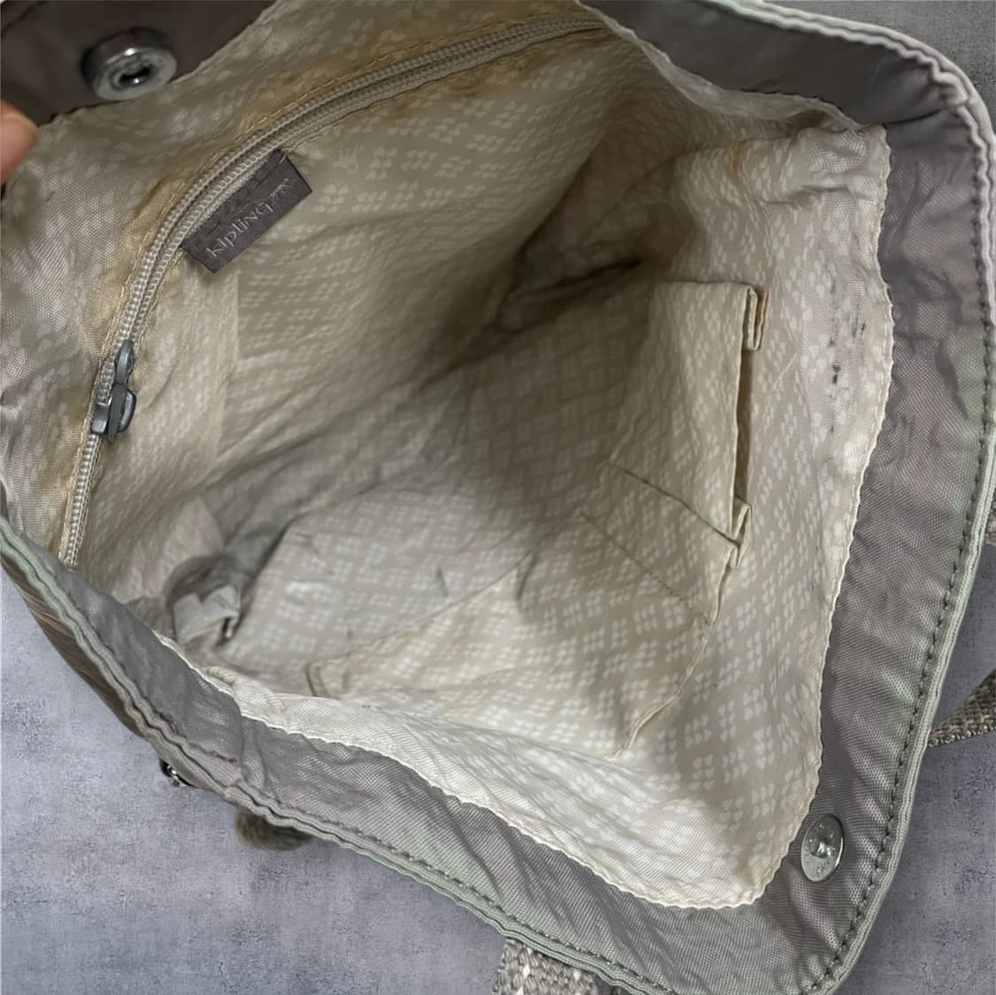 키플링 Kipling 라이트그레이 토트백 상품이미지5