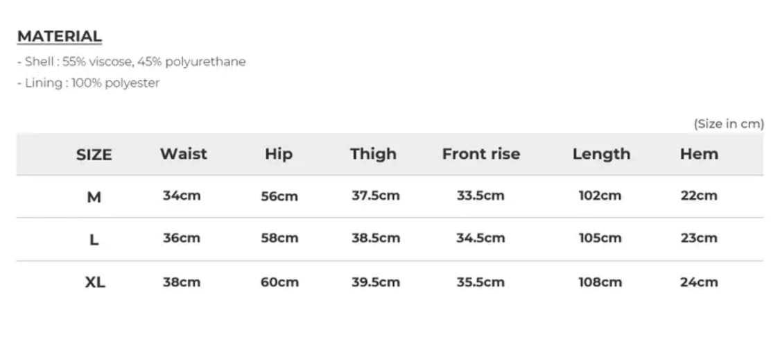위캔더스 레더 팬츠 L 상품이미지2