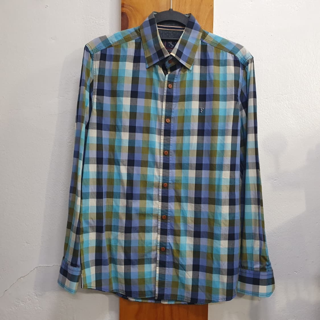 프랑코페라로  긴팔 체크셔츠(95) 상품이미지1