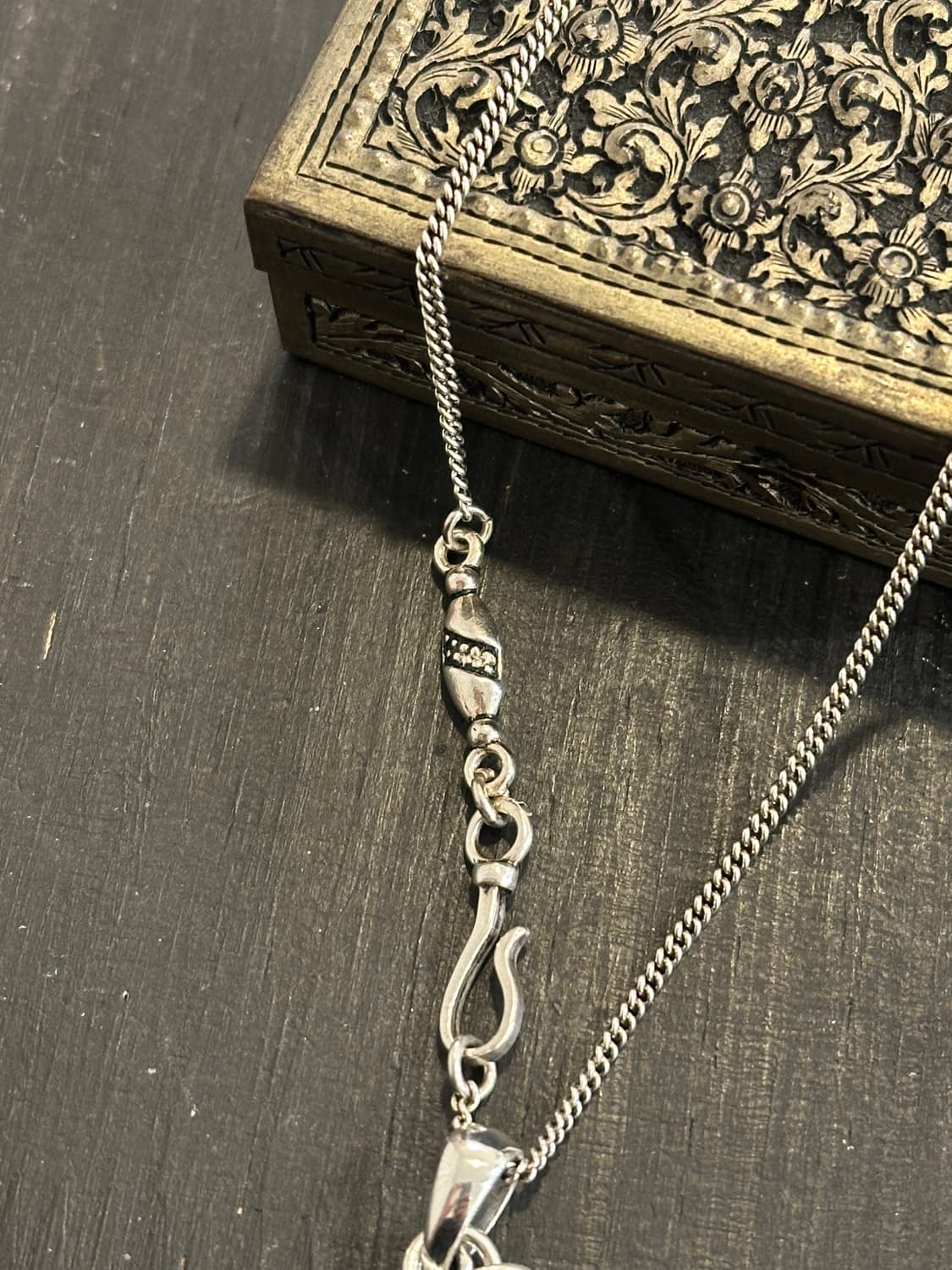 Cross Duo Pendant 925Silver Necklace 상품이미지3