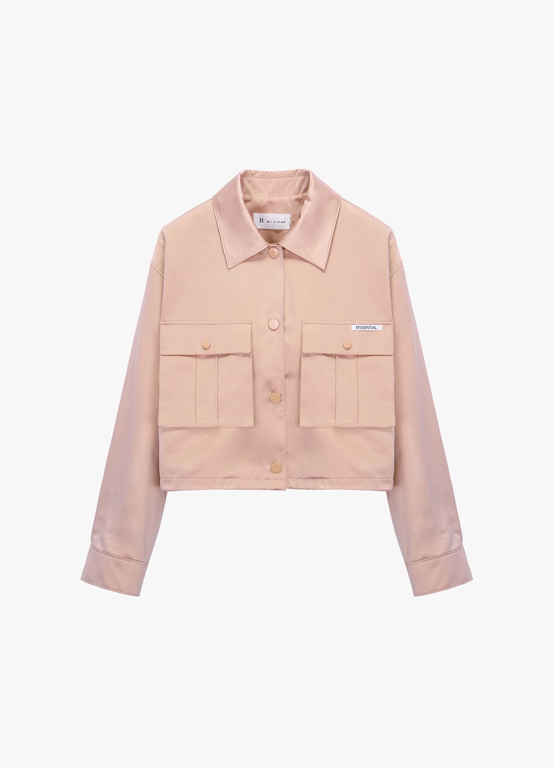 24FW 잇미샤(IT MICHAA) 플랩 스탠카라 점퍼 상품이미지1