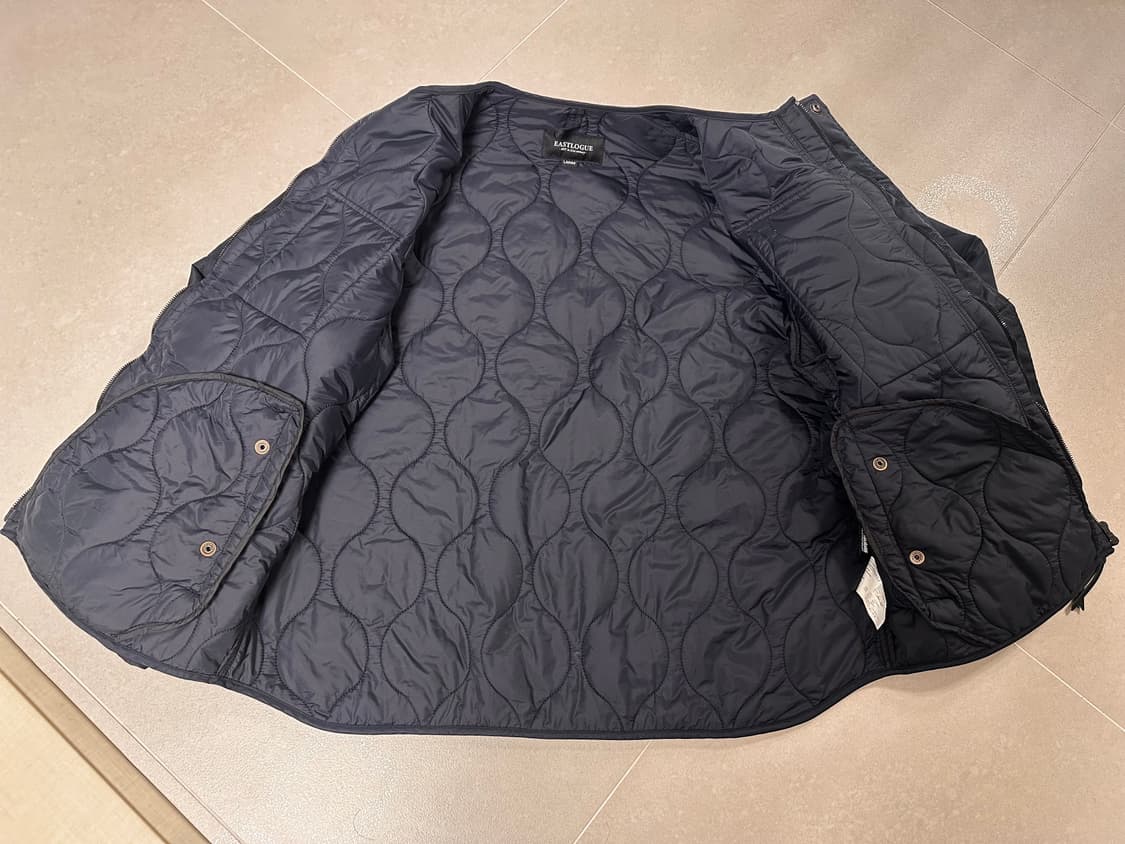 이스트로그 cba 퀼팅자켓 L 네이비 상품이미지4