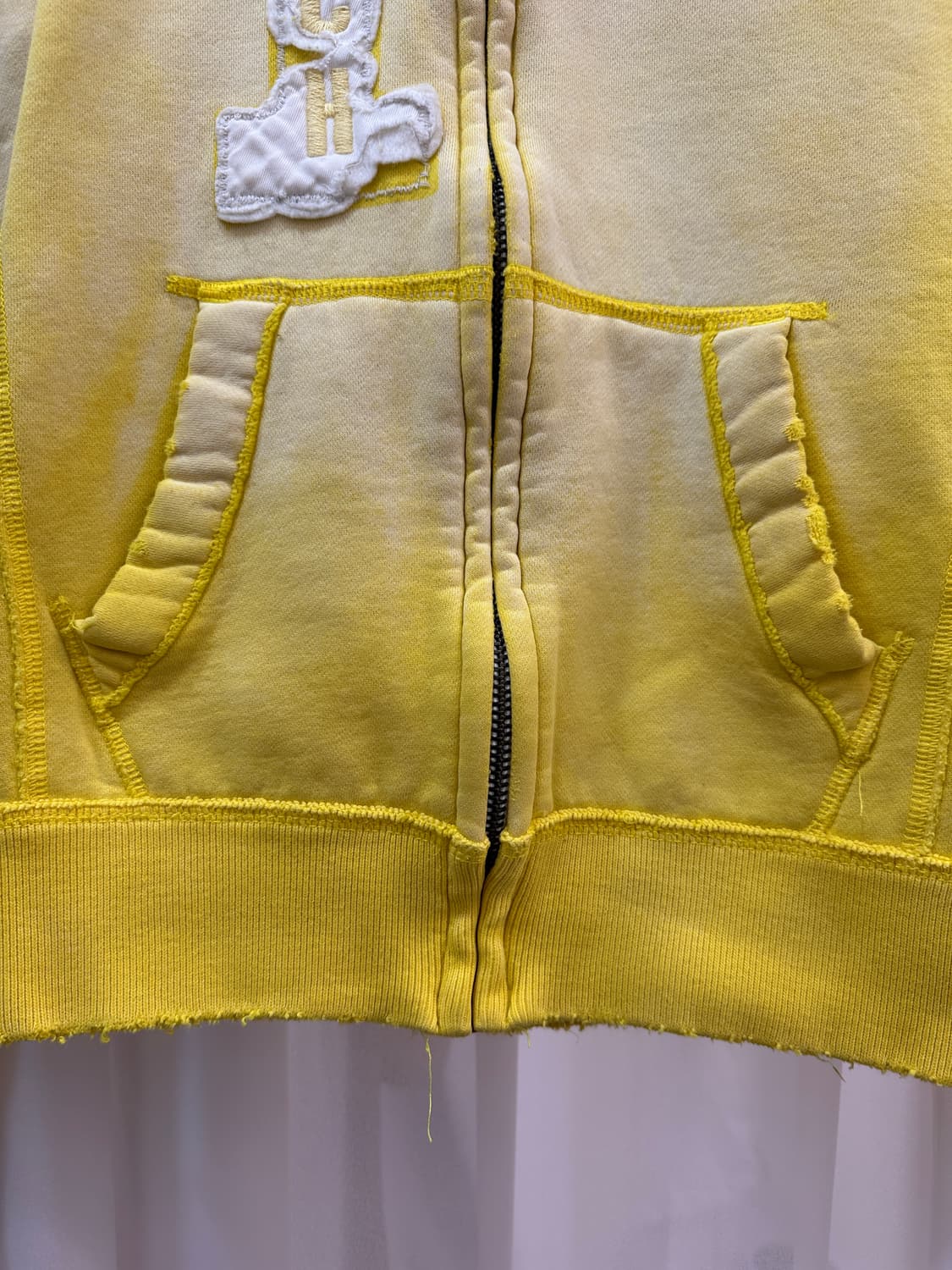 아베크롬비 옐로우 빈티지 후드집업 상품이미지4