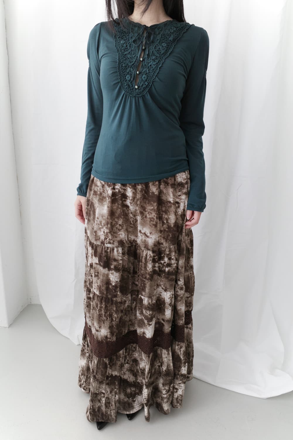 tie-dye lace skirt 상품이미지5