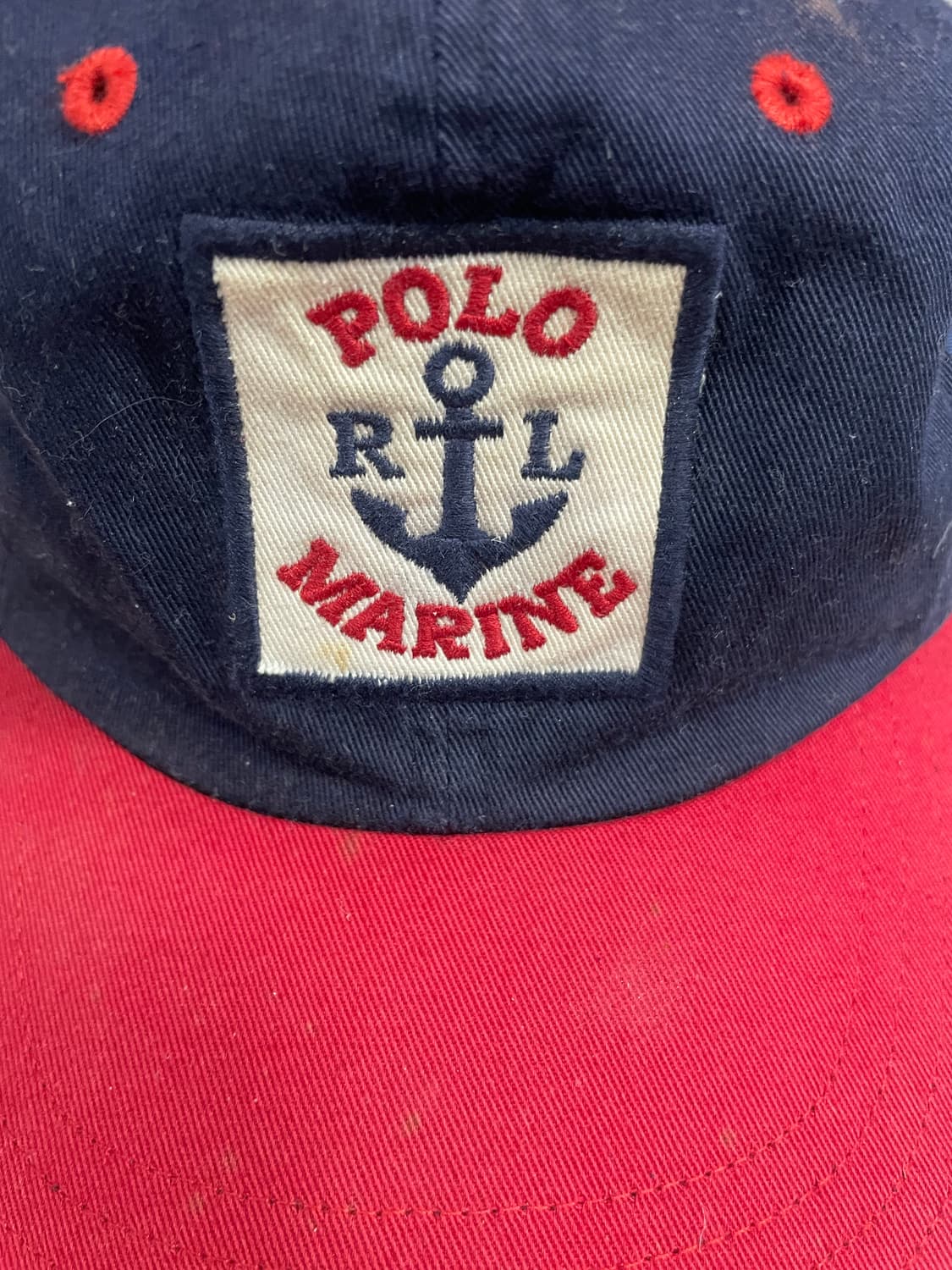 90s POLO SPORT marine cap 상품이미지4