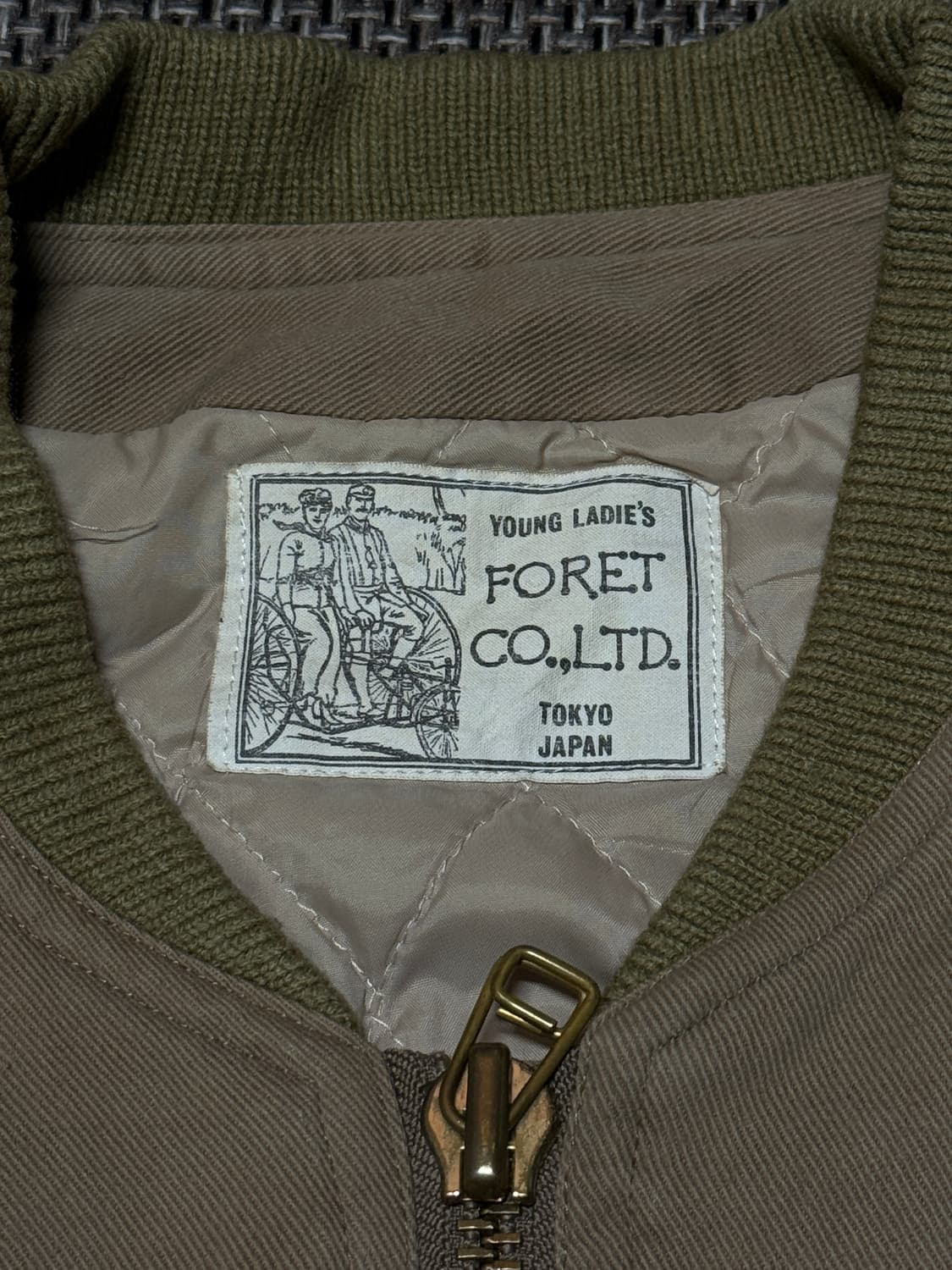 Foret.Co.Ltd 탱커타입 봄버자켓 상품이미지3