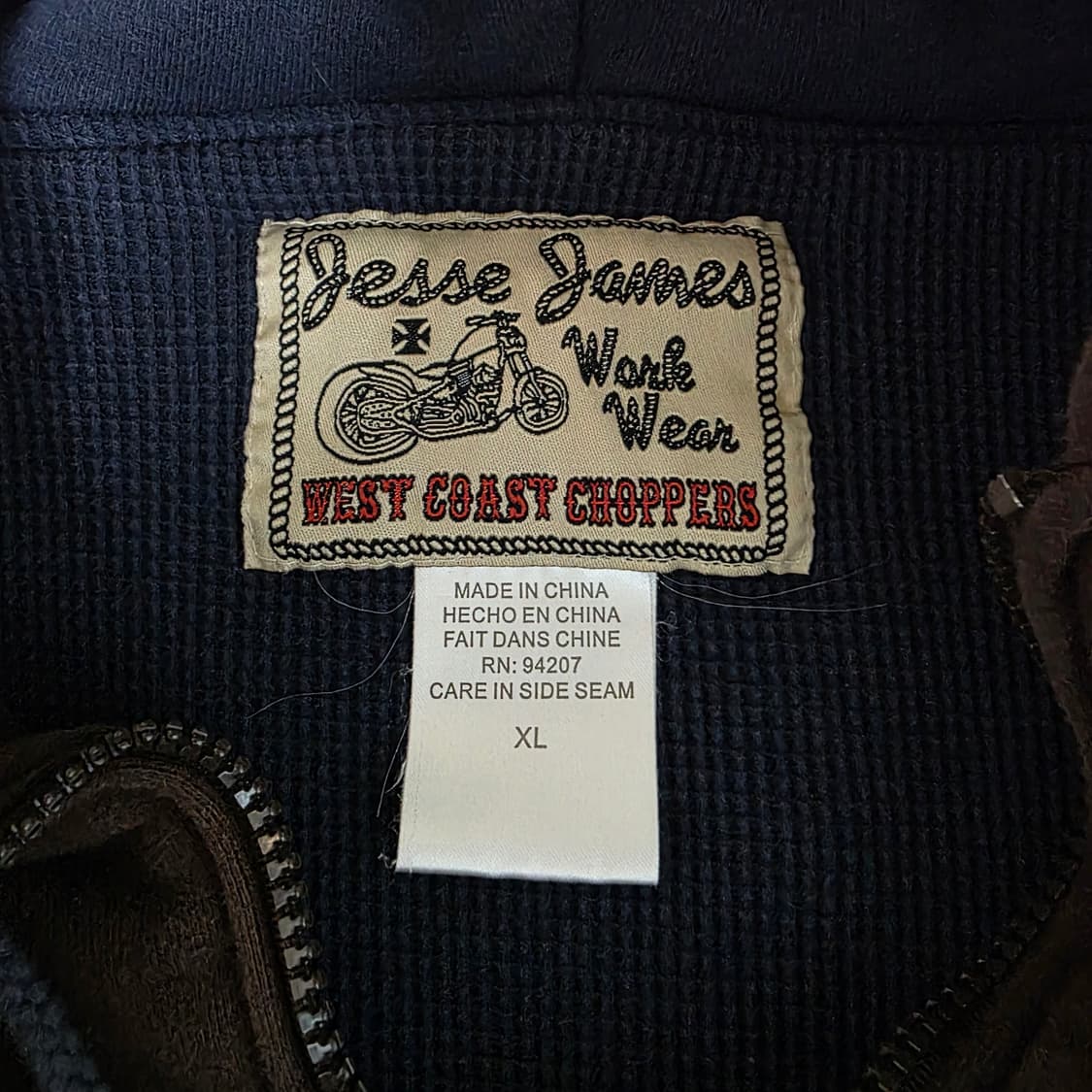 [XL] 빈티지 웨스트코스트차퍼스 더블페이스 써멀 후드집업 브라운 상품이미지8