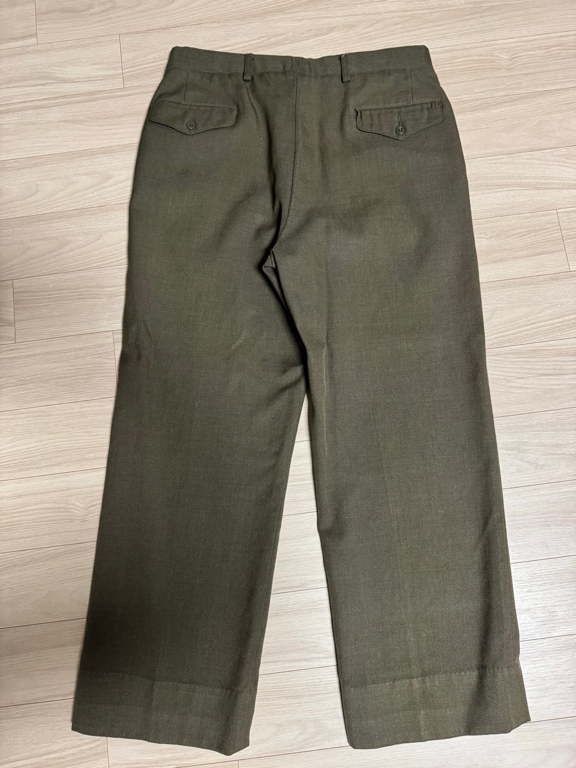 1979s U.S Army Wool Trousers OG 상품이미지2