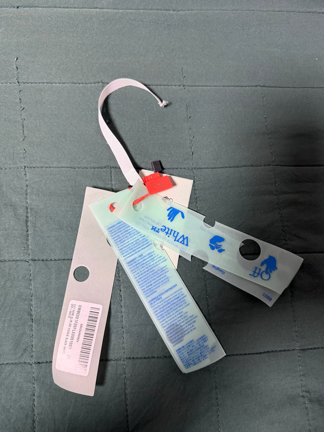 오프화이트 컷히어 후드집업  상품이미지4