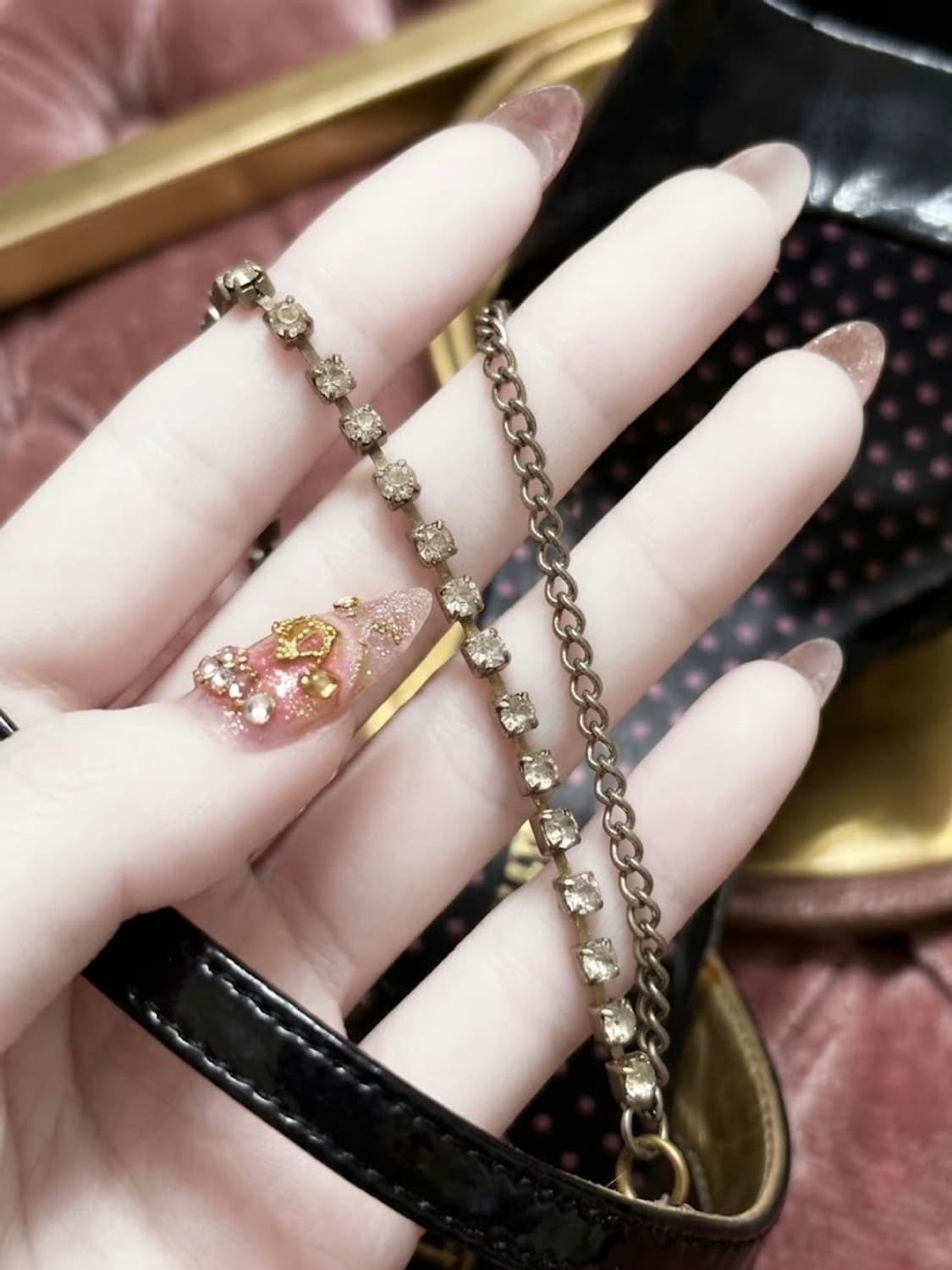 MA*RS 마즈 큐빅 스트랩 샌들 상품이미지2