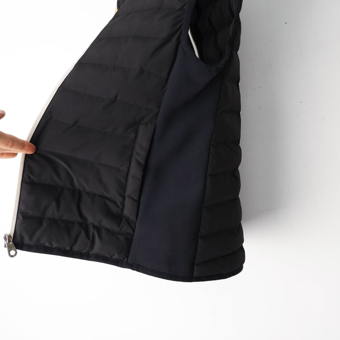 55/르꼬끄 집업 패딩 조끼 상품이미지5