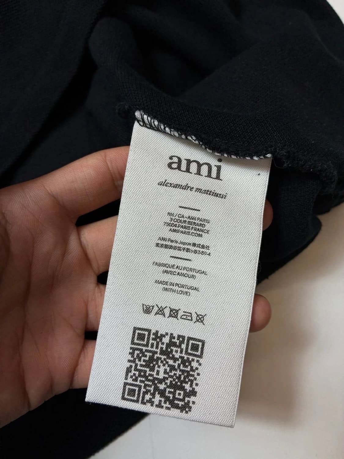 아미 AMI 스몰 하트 로고 폴로 반팔 티셔츠 PN9598 상품이미지8