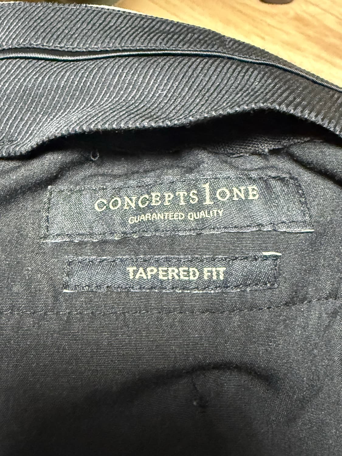 컨셉원 히든밴딩 테이퍼드핏 슬랙스 카키 33 상품이미지4