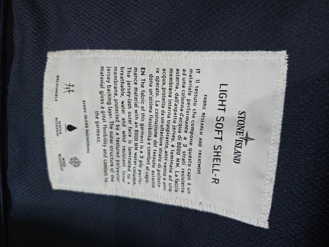 정품 스톤아일랜드 소프트쉘 후드 자켓 110/XXL 상품이미지5