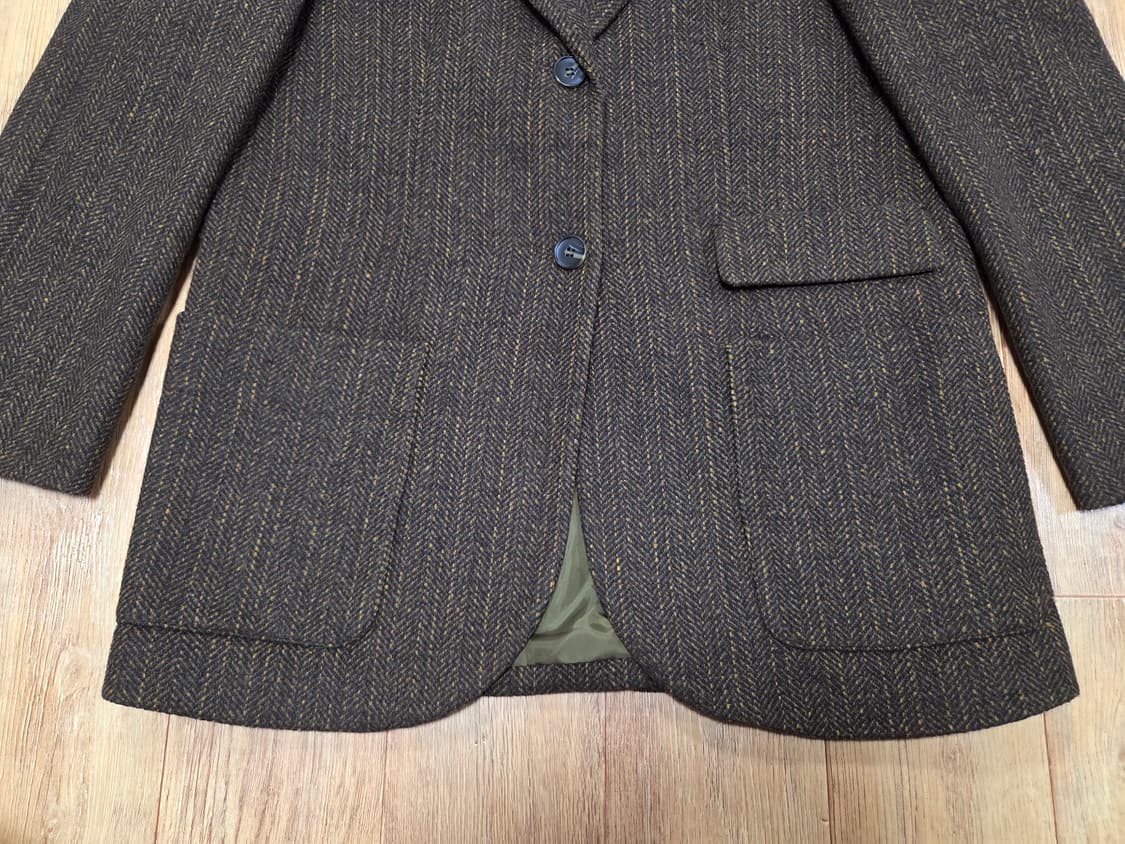 까사렐(cacharel) 헤링본 울자켓 55 새상품 상품이미지7