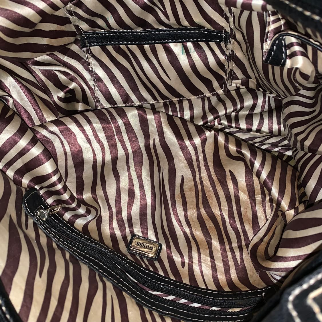 00s 빈티지 라지 게스 스티치 백 상품이미지7