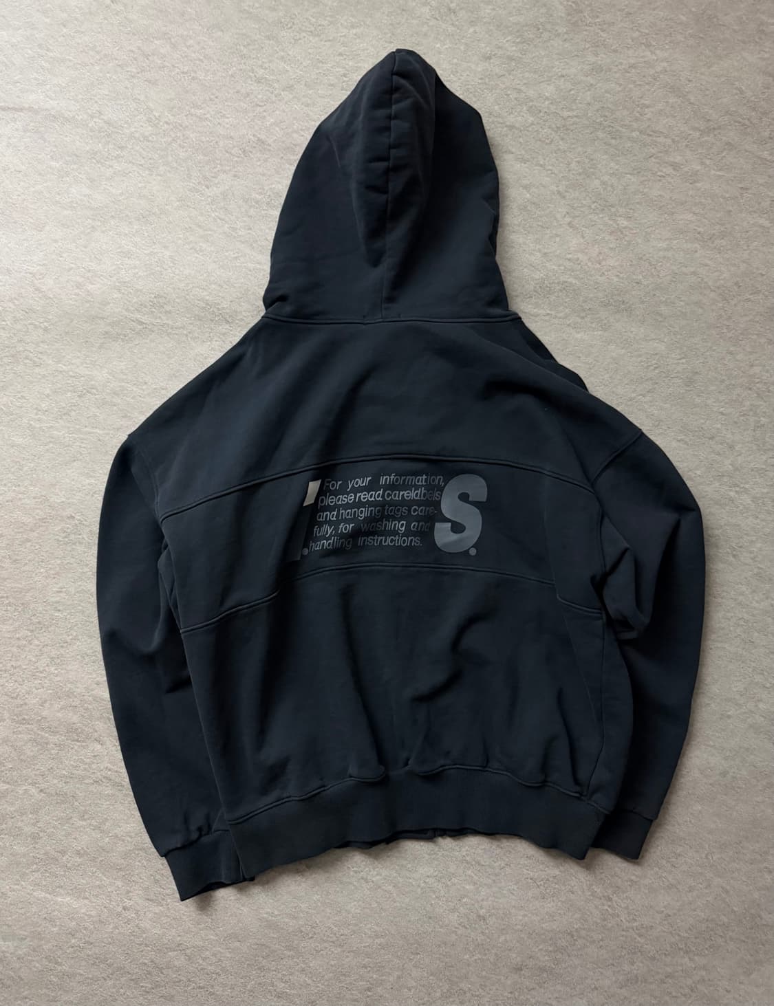 90‘s 이세이미야케 백로고 후드집업 상품이미지1