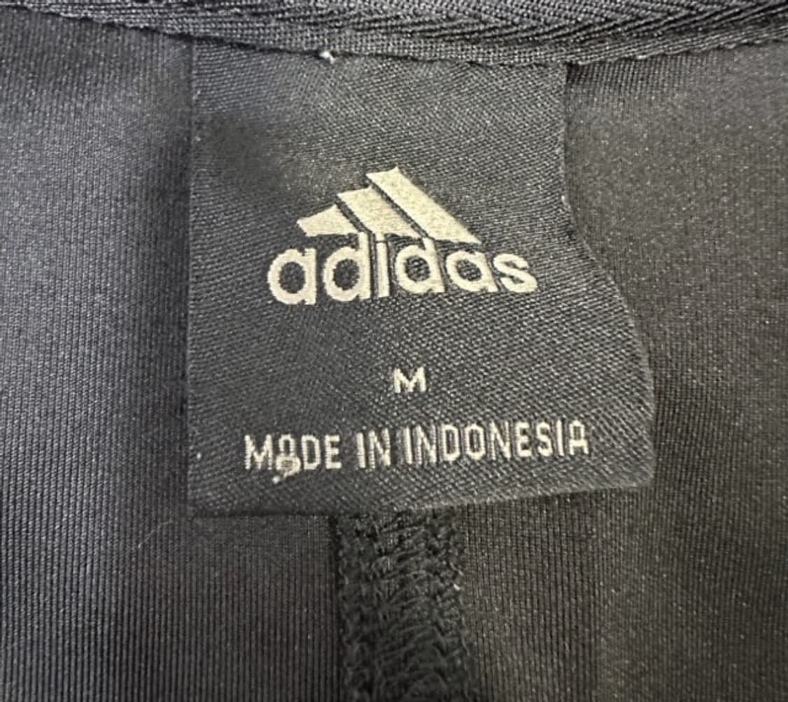 아디다스 블랙 검흰 트랙탑 져지집업 95/M 상품이미지3
