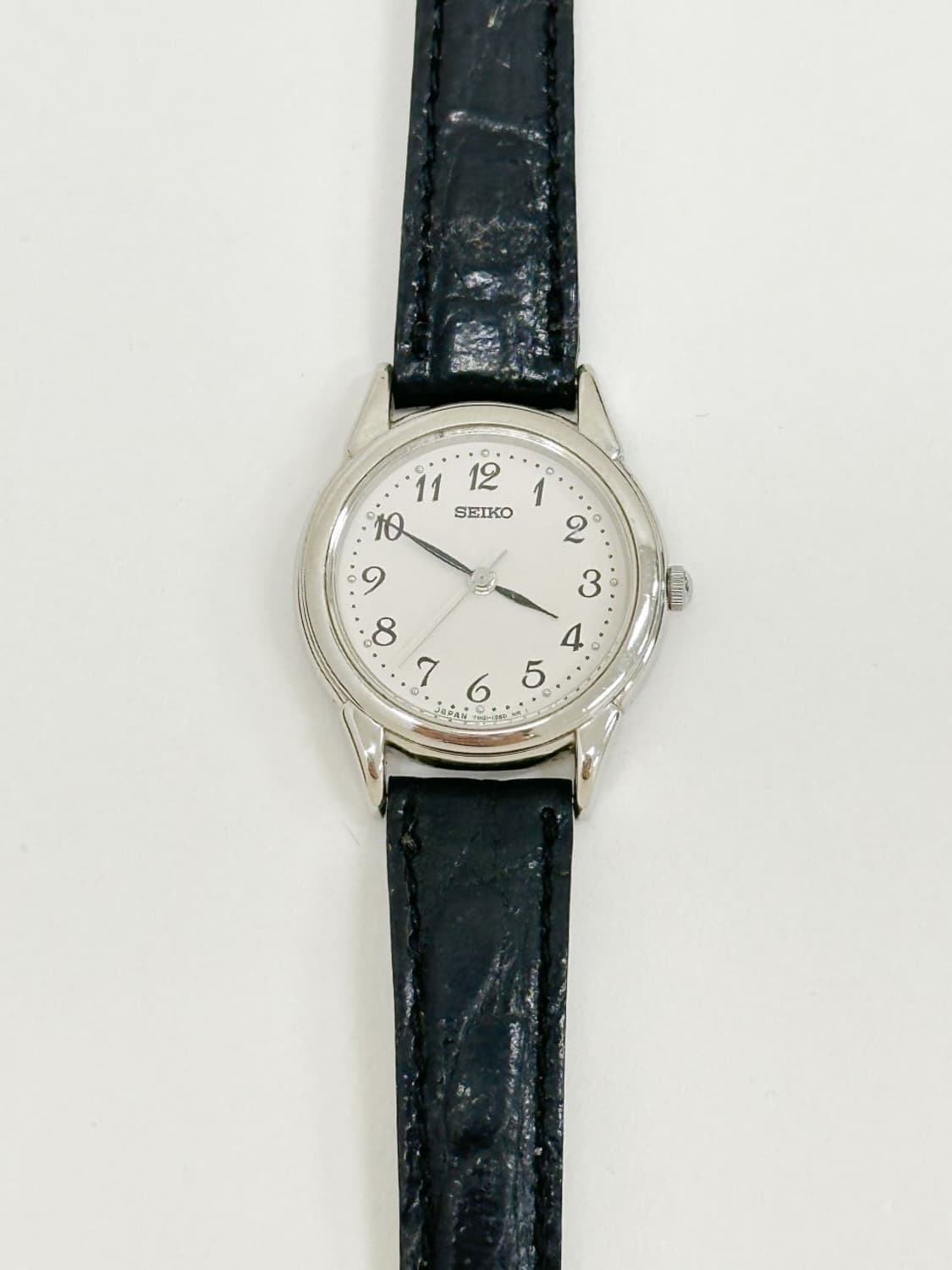 seiko / 세이코 라운드 실버 쿼츠 시게 상품이미지3