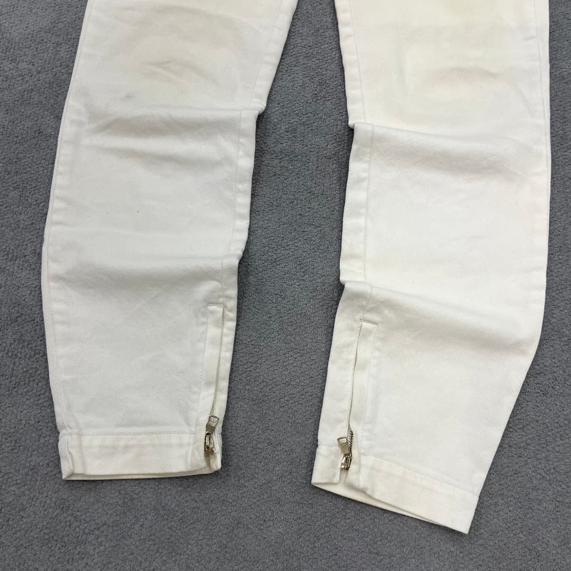 36 돌체앤가바나 여성 화이트 데님 팬츠 상품이미지3