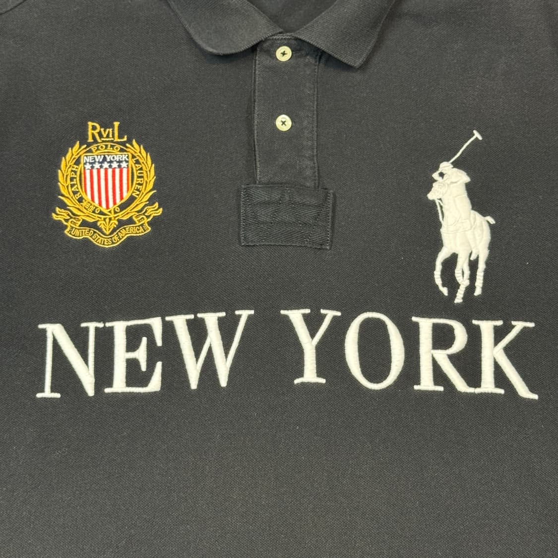 XL) 폴로 랄프로렌 치프키프 뉴욕 빅포니 반팔 카라티 상품이미지4