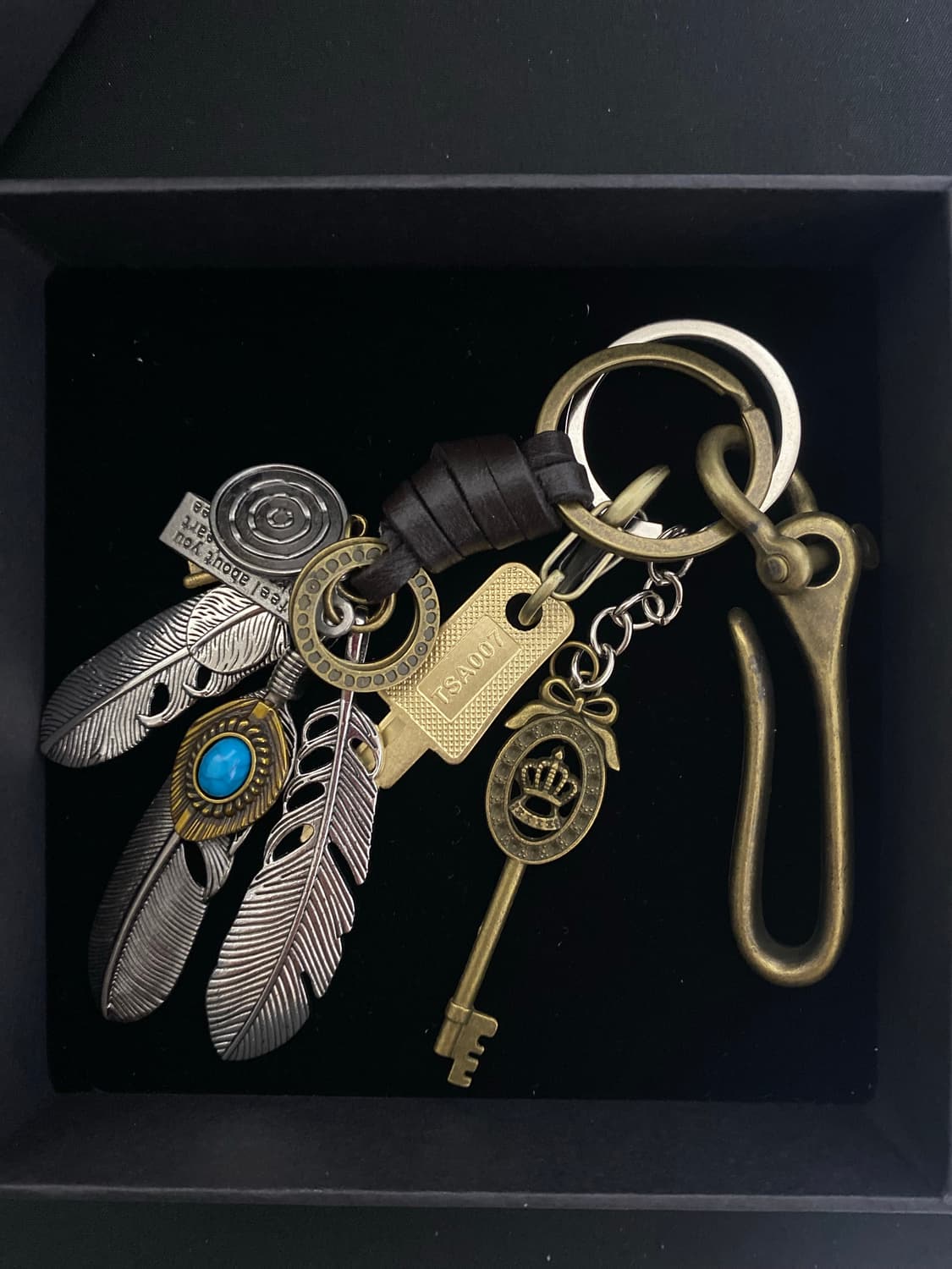 에스닉 깃털 키링 상품이미지3