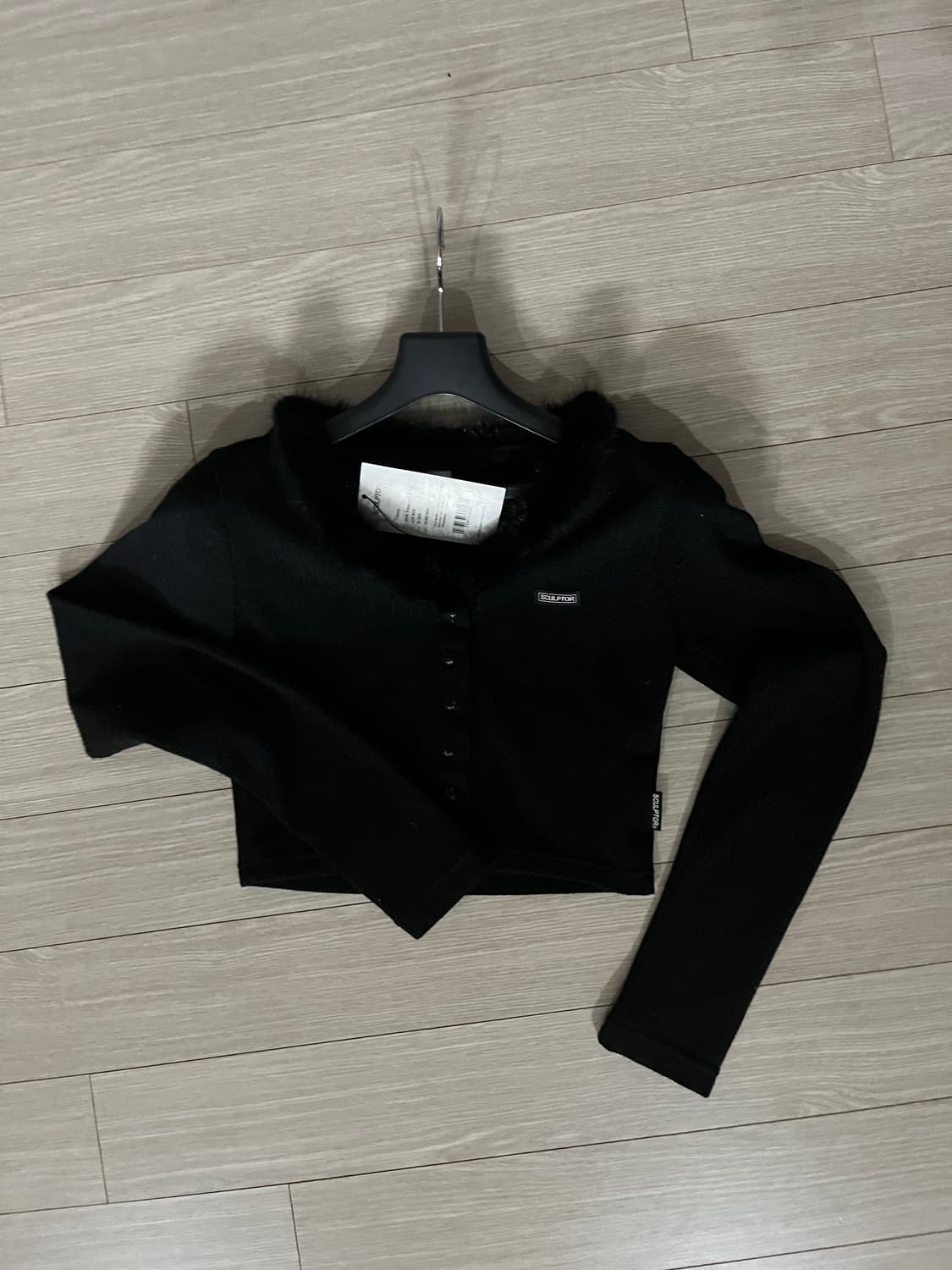 스컬프터 밍크 트림드 탑 상품이미지1