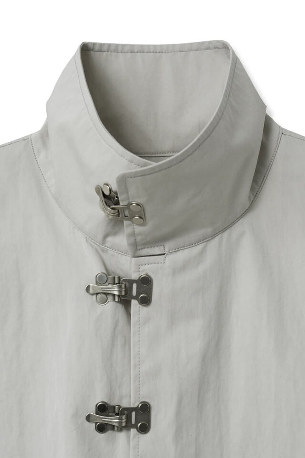 Layered nylon trench coat_Light Beige 상품이미지7