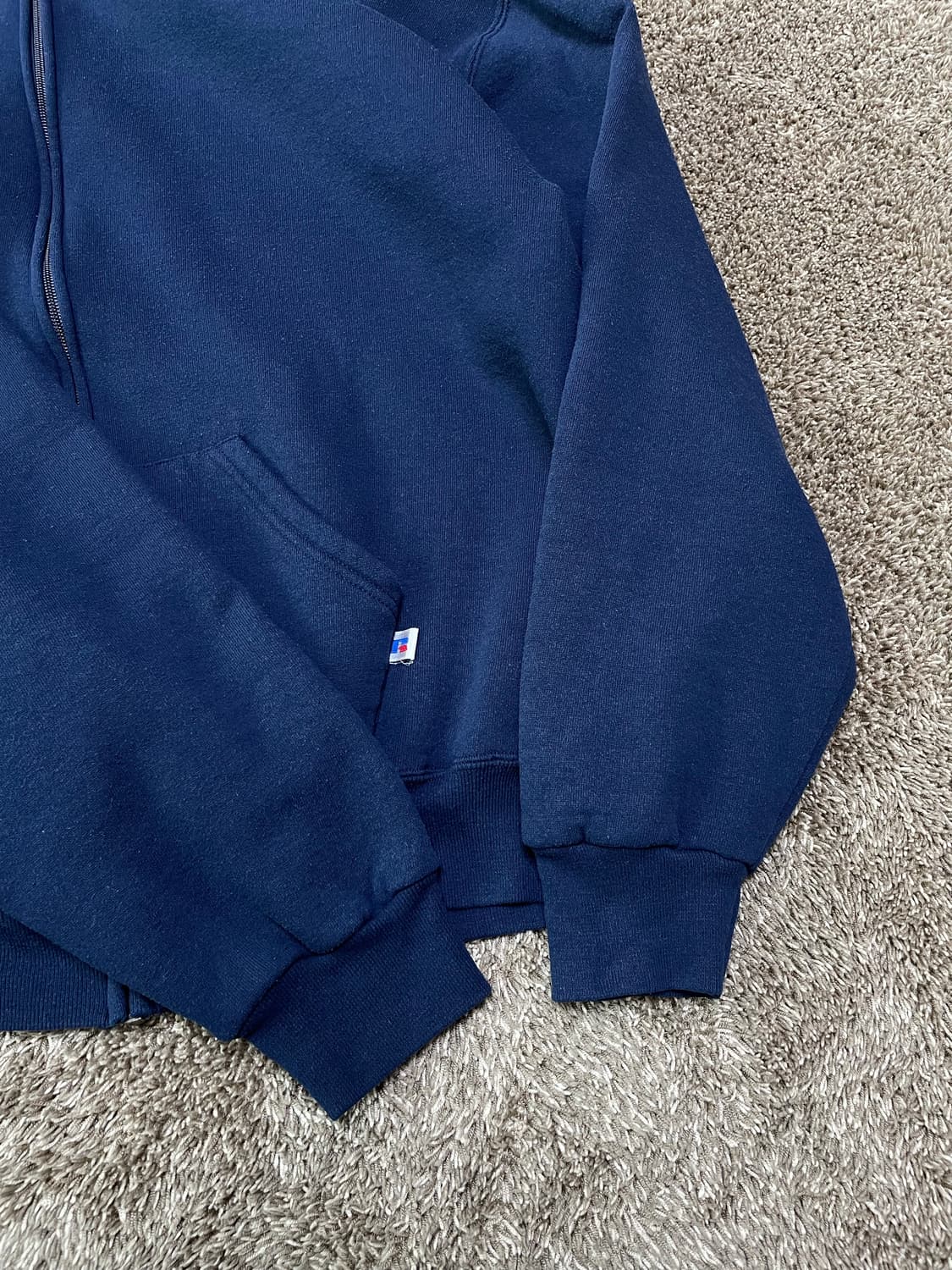 90s russell athletic hoodie zip up 상품이미지3