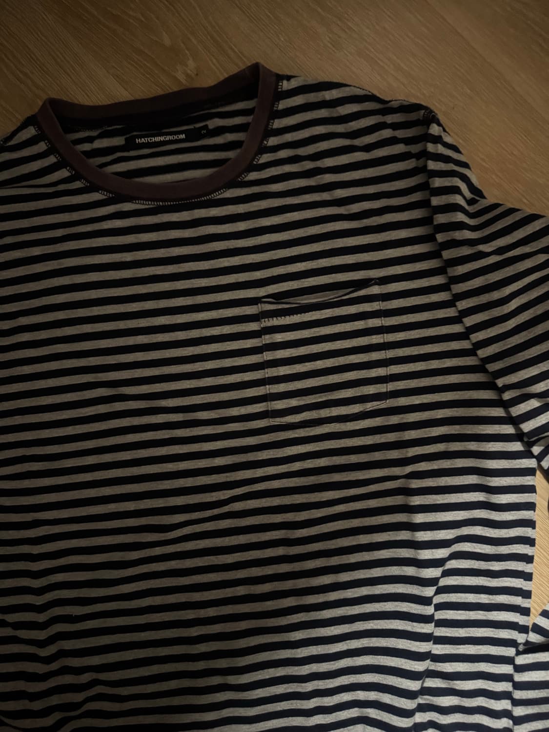 해칭룸 Bold Stripe Pocket Tee 2사이즈 상품이미지2