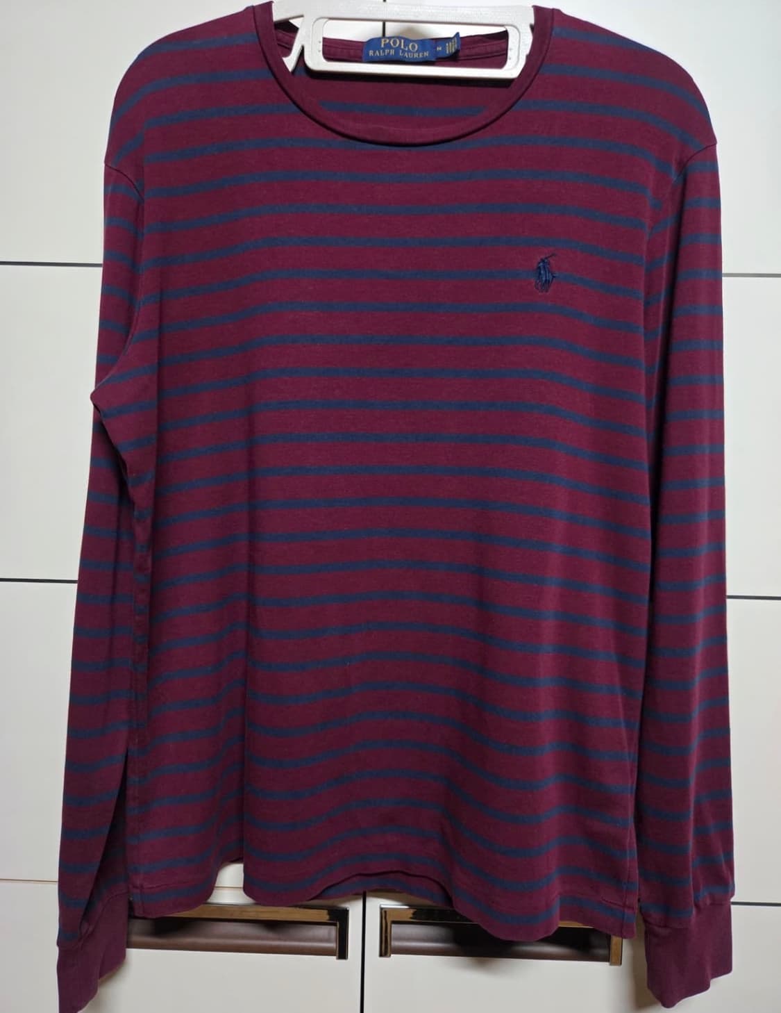 [M] 폴로 스트라이프 긴팔 상품이미지1