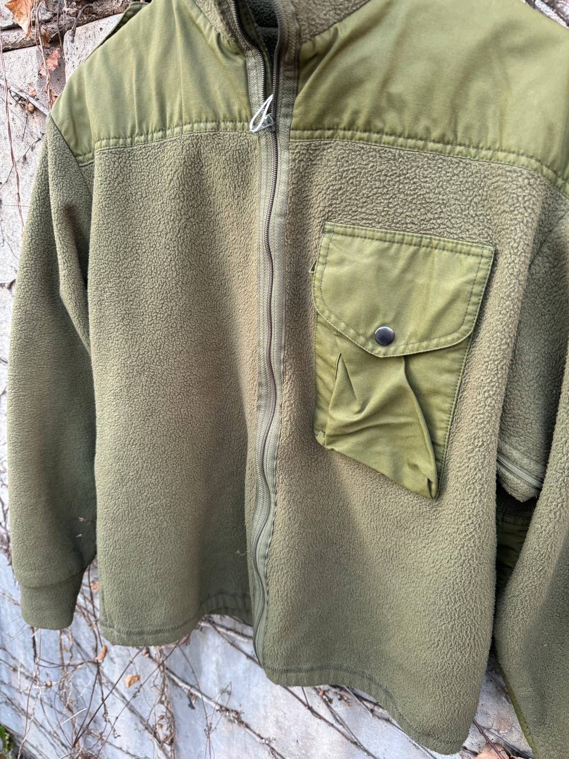 90s 캐나다군 오리지널 플리스 후리스 자켓 미군 상품이미지3