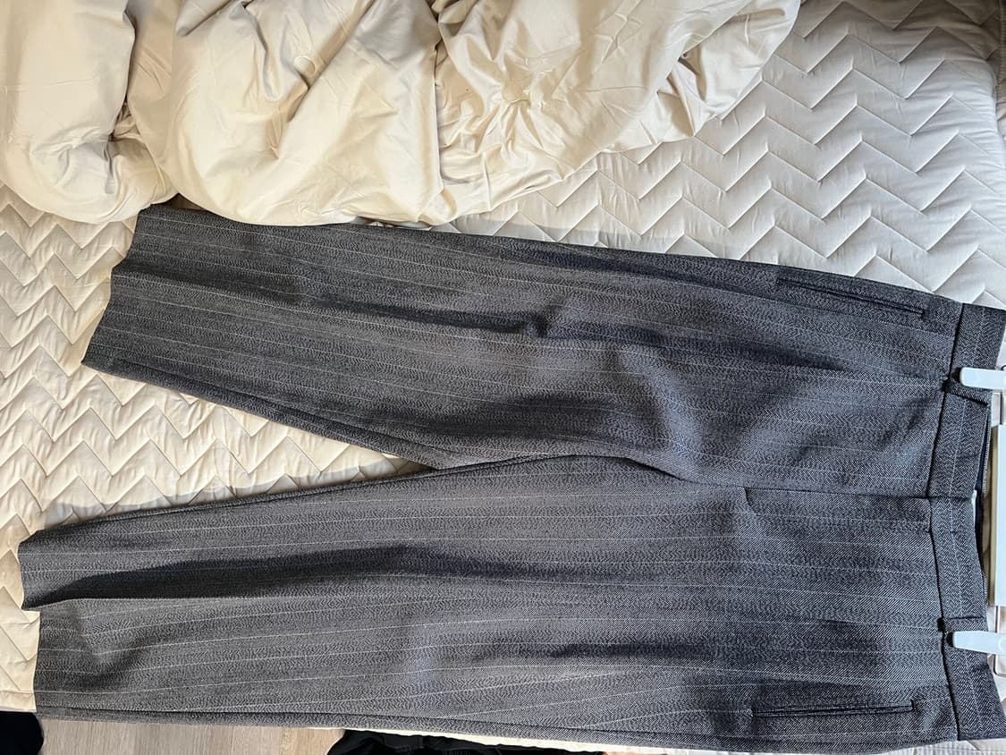 렉토 24fw 브로큰 헤링본 팬츠 상품이미지2