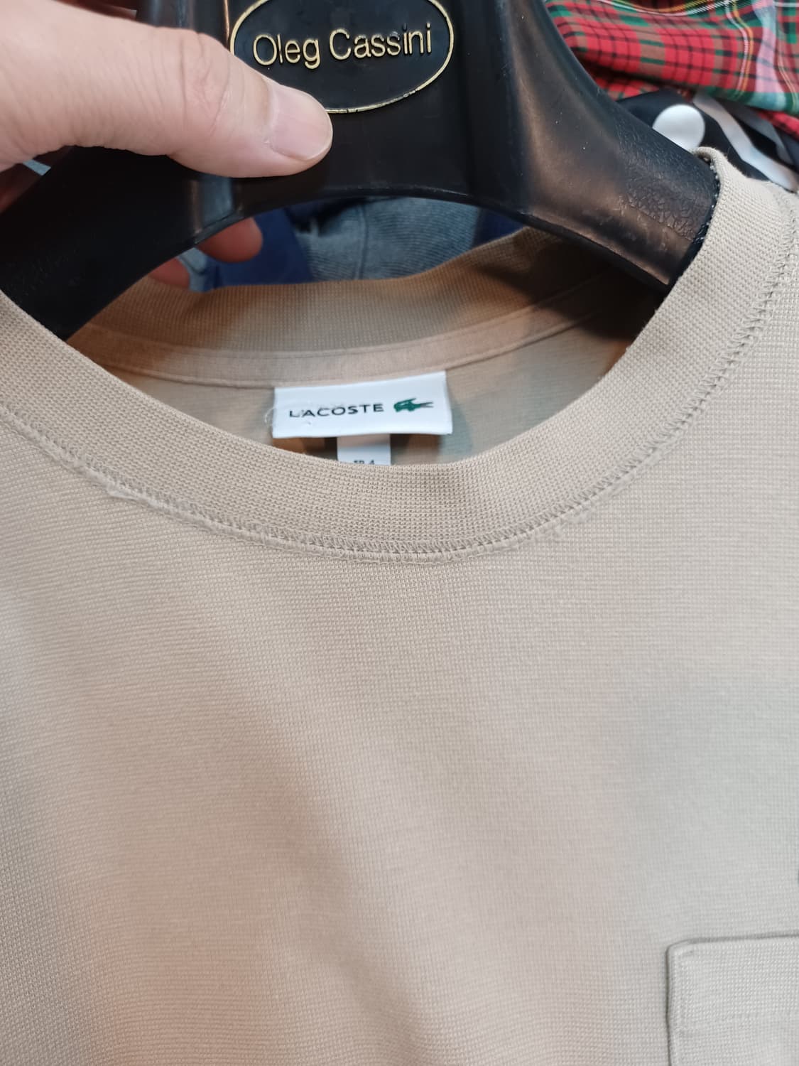 라코스테 코튼 포켓 맨투맨 반팔 m 상품이미지8