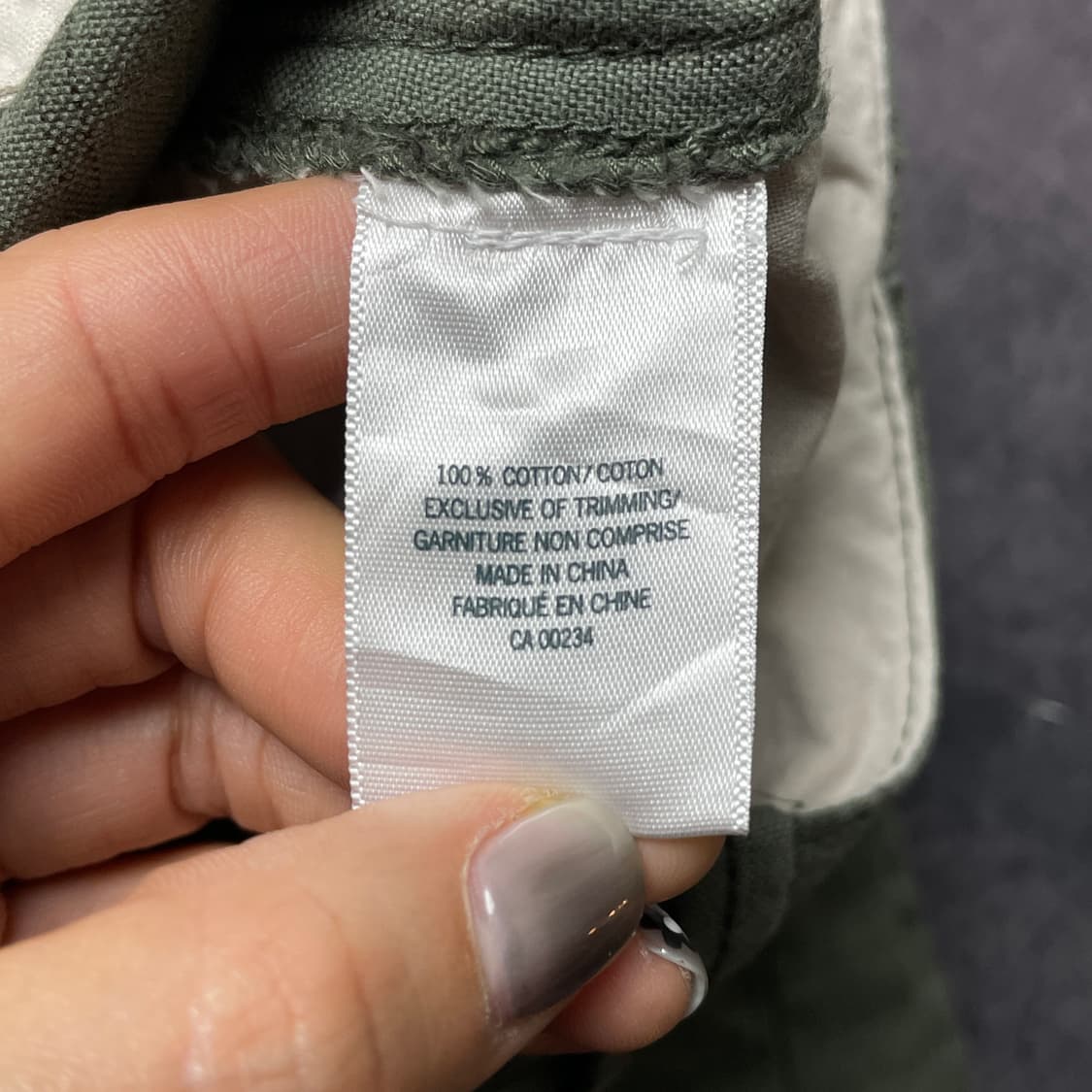 HUDSON 빈티지 카키 스트라이프 코튼 카고 하프 팬츠 A00762 상품이미지9