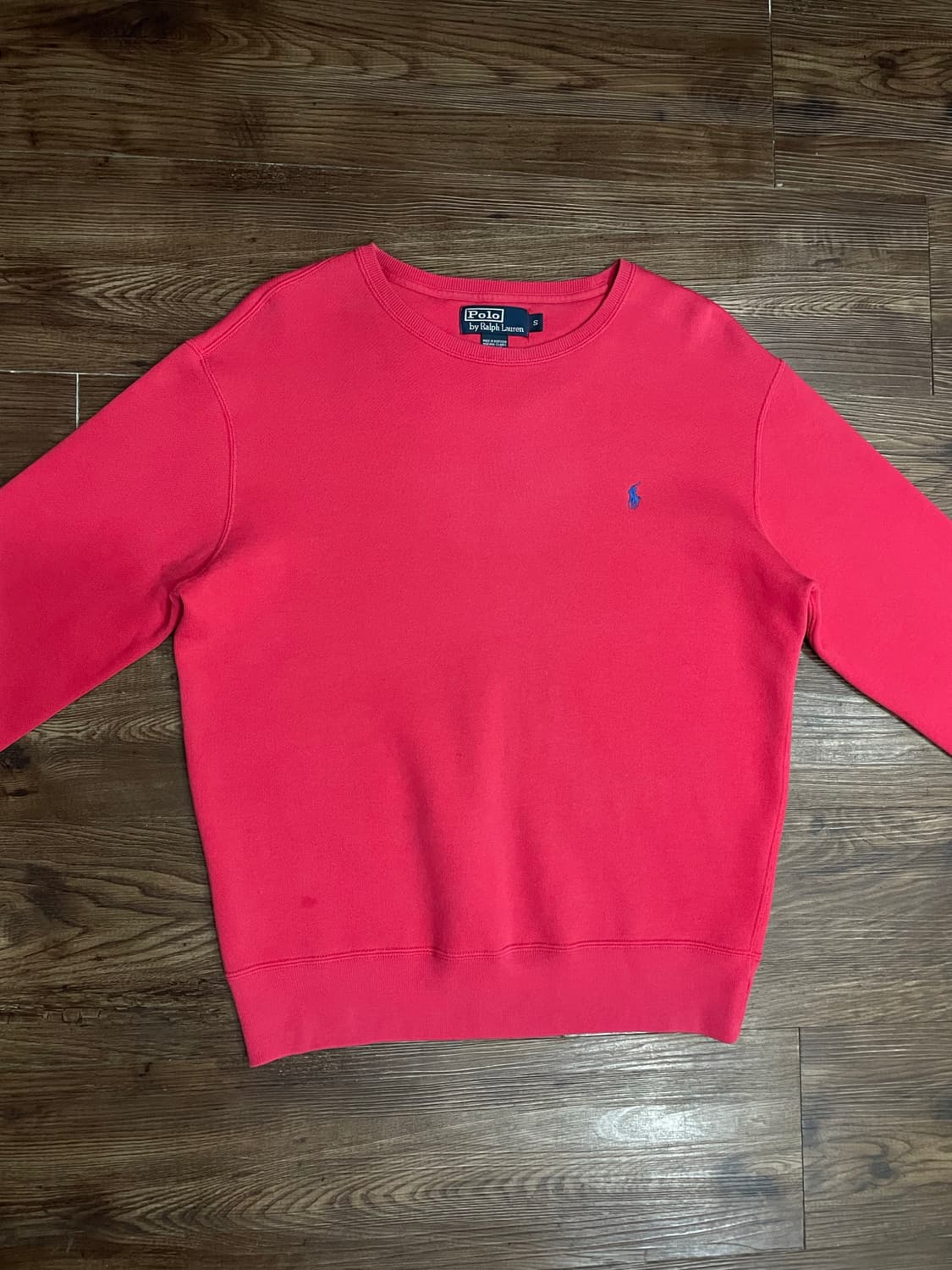 폴로 랄프로렌 USA 핑크 스웻셔츠 맨투맨 상품이미지2