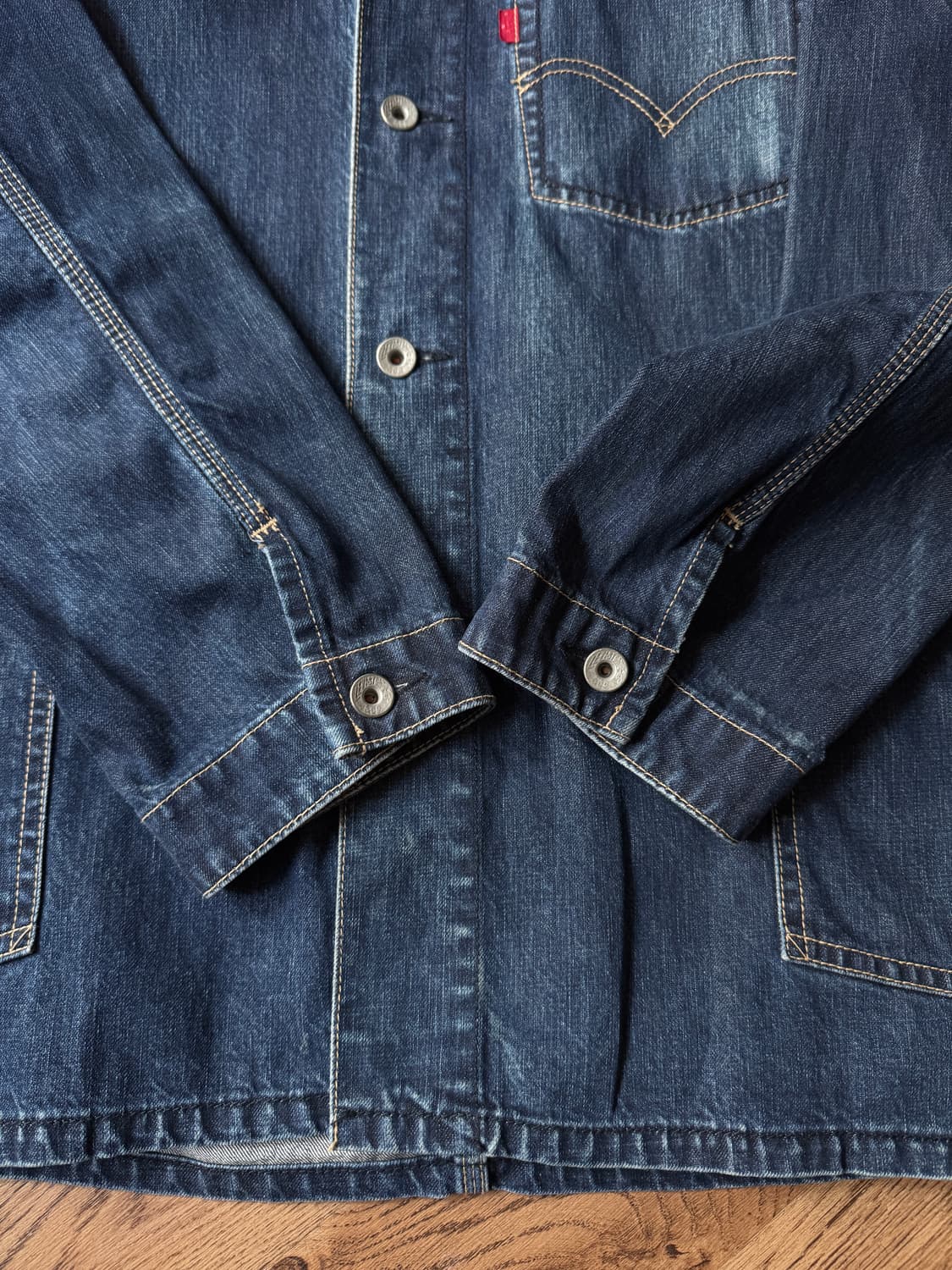 [L]리바이스 70740 빈티지 워싱 데님 커버올 자켓 상품이미지5