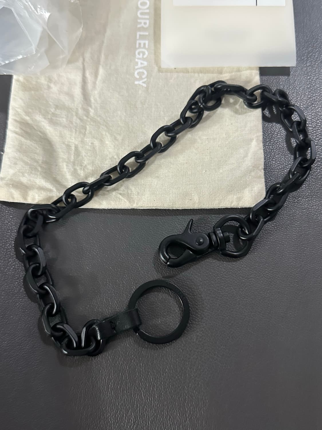 아워레가시 라돈 블랙 체인  목걸이  상품이미지1