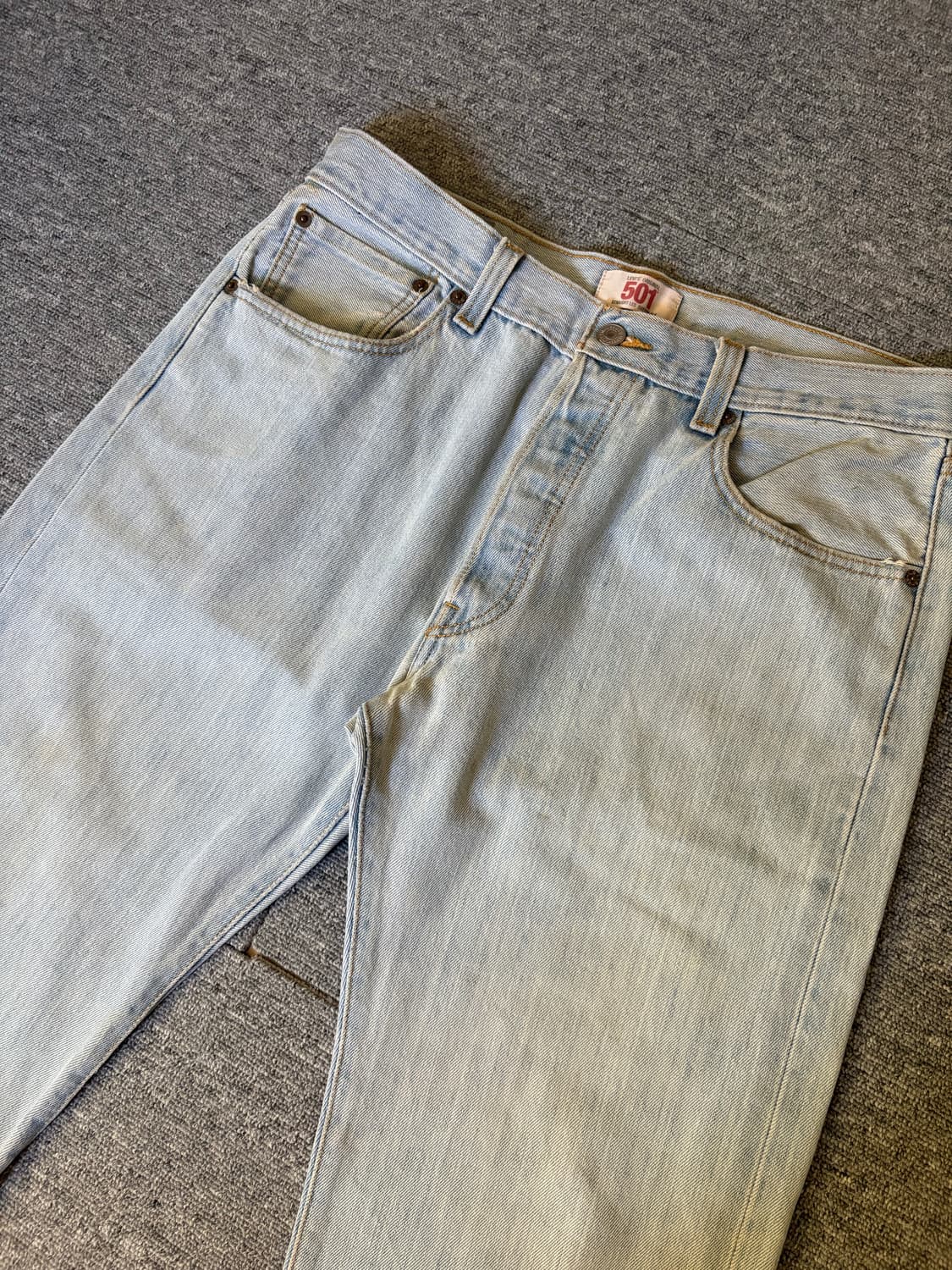 [W34 L34] 리바이스501 블리치 데님팬츠/ 14 상품이미지1